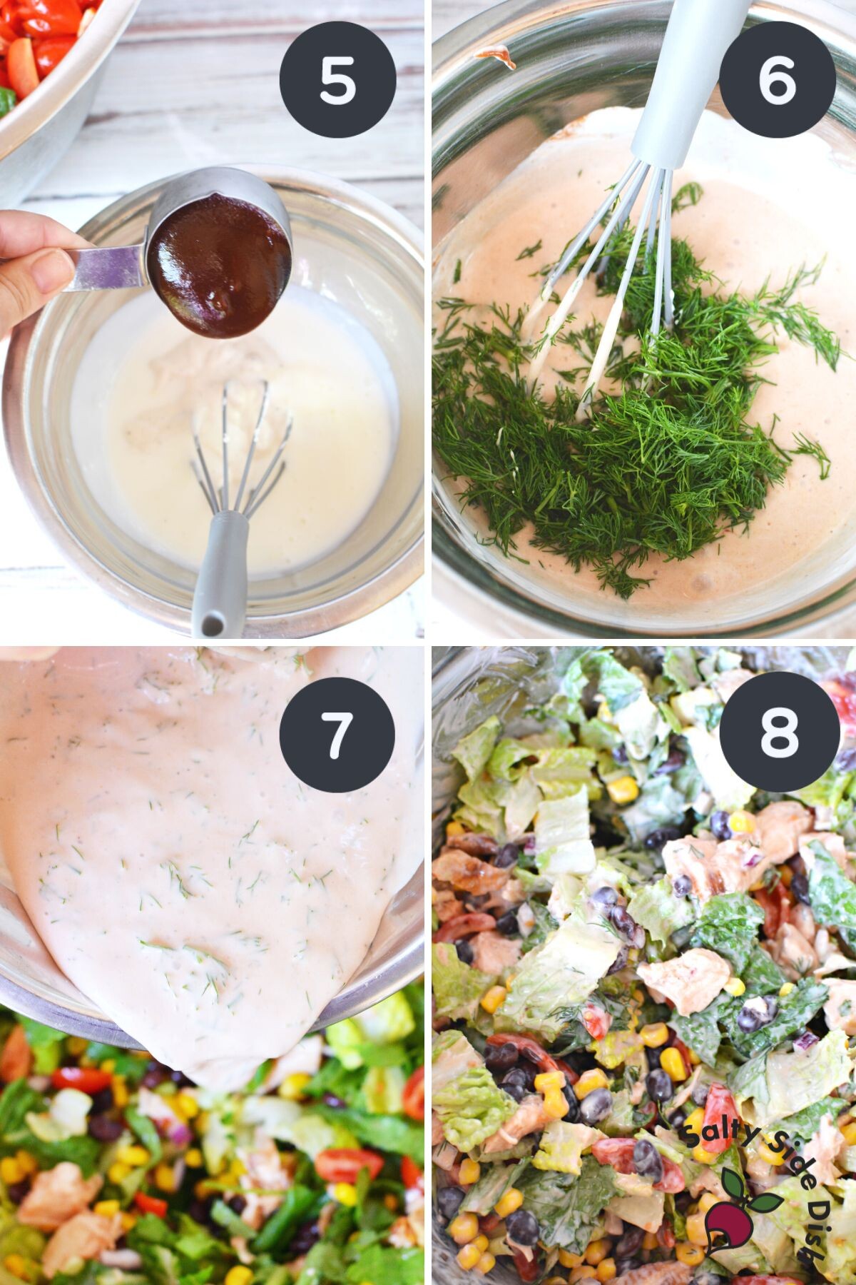 tiktok side salad recipe.