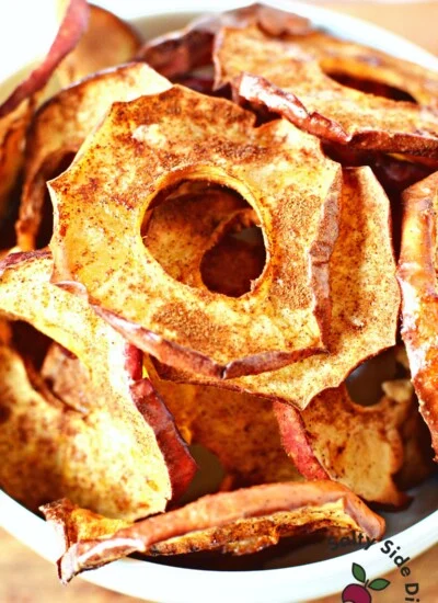 easy apple rings recipe.