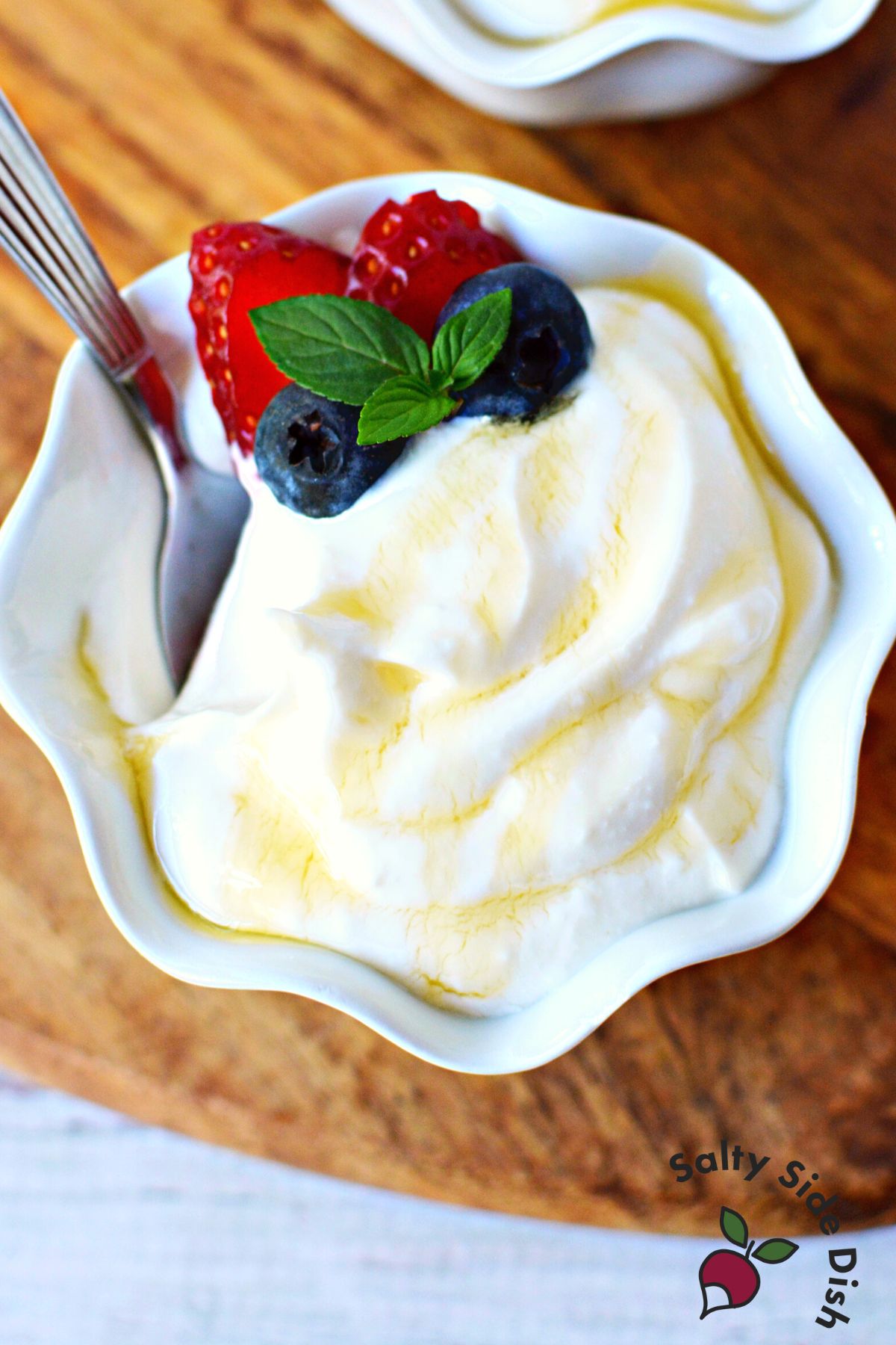 Creamed Cottage Cheese with Honey