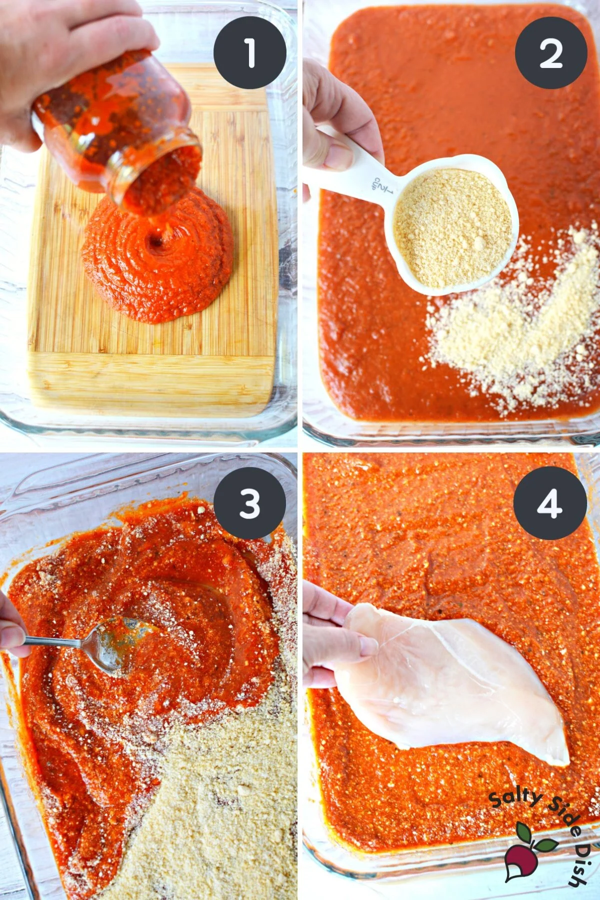 easy baked chicken parmesan recipe.