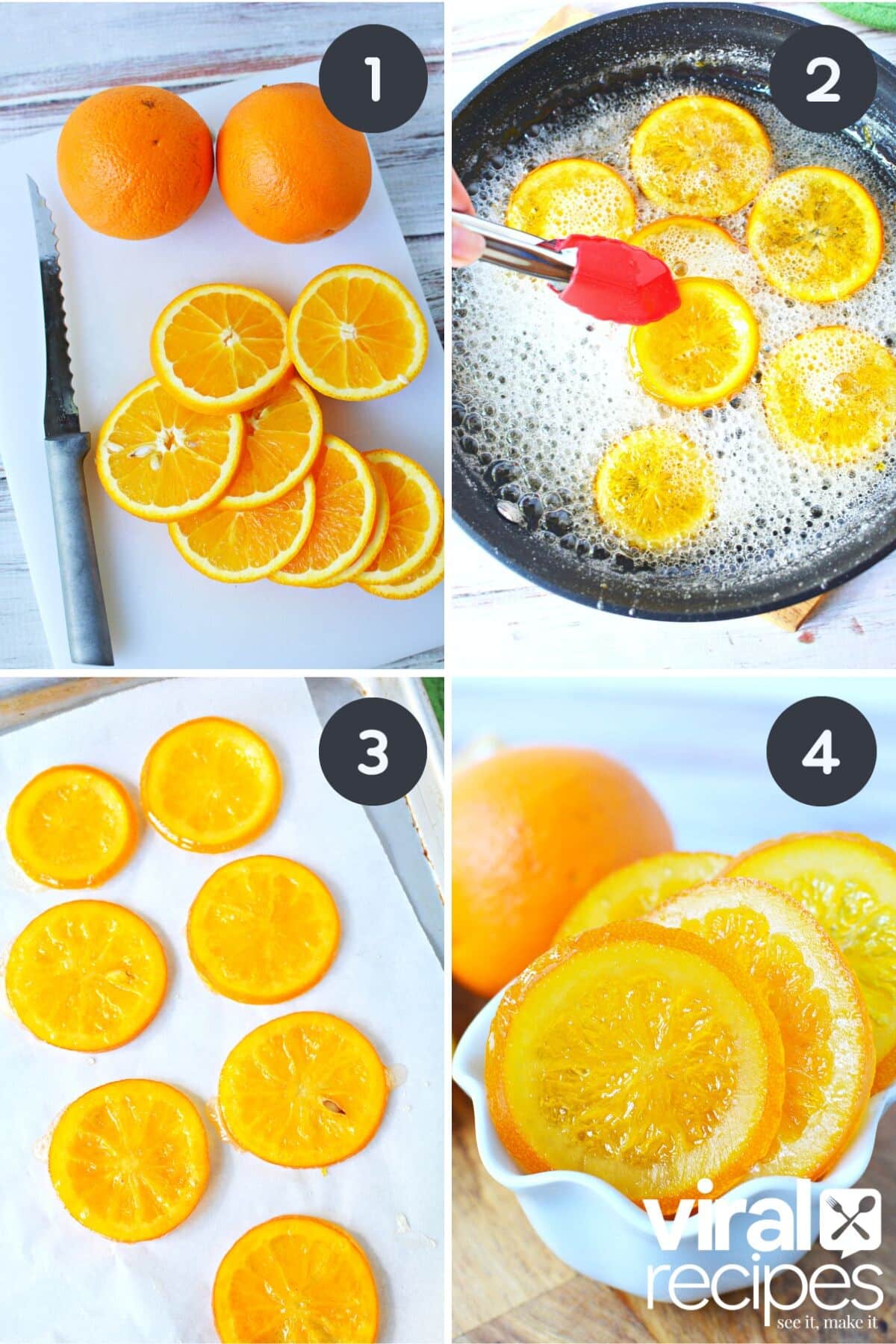 candied oranges.