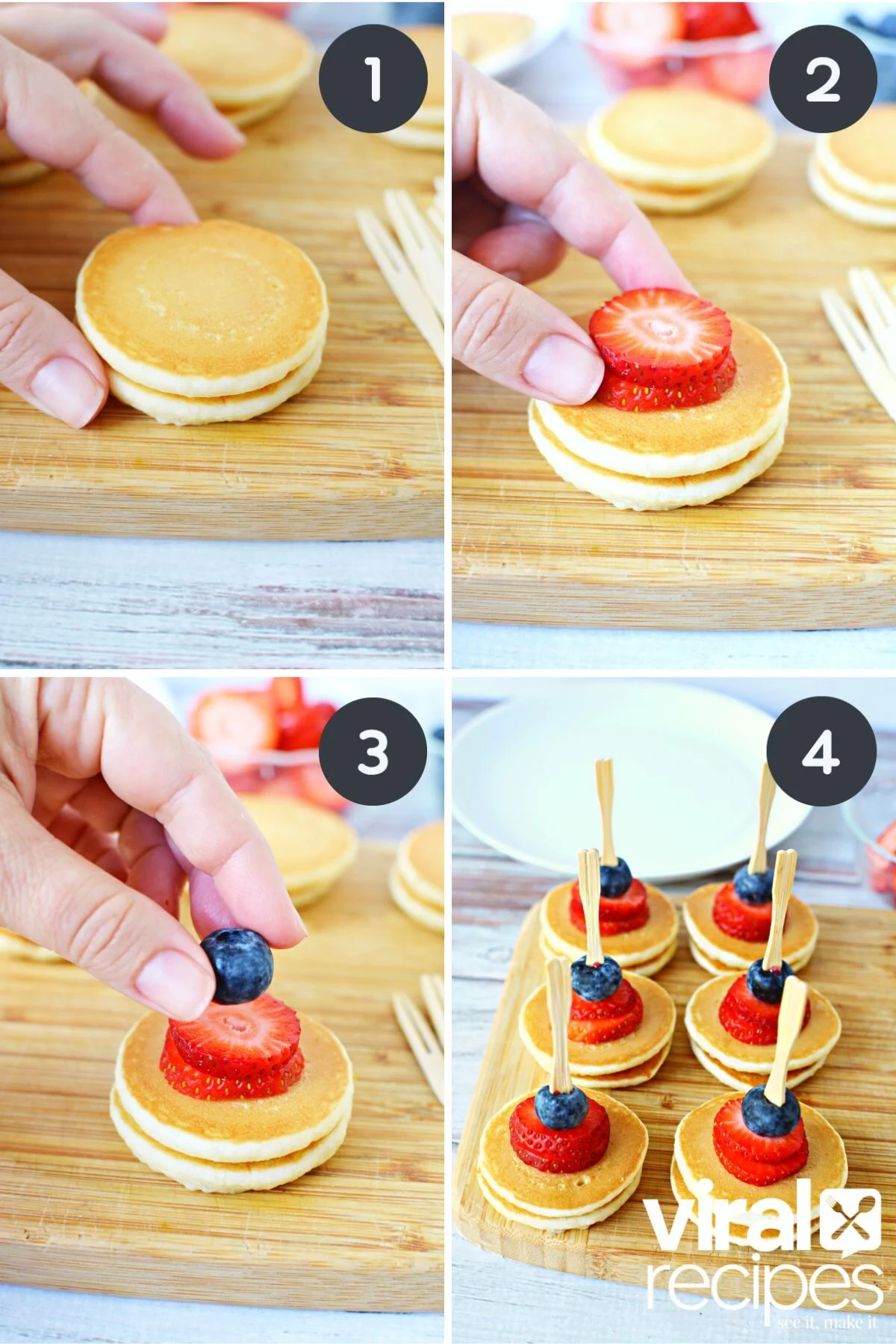 pancake skewers for kids.