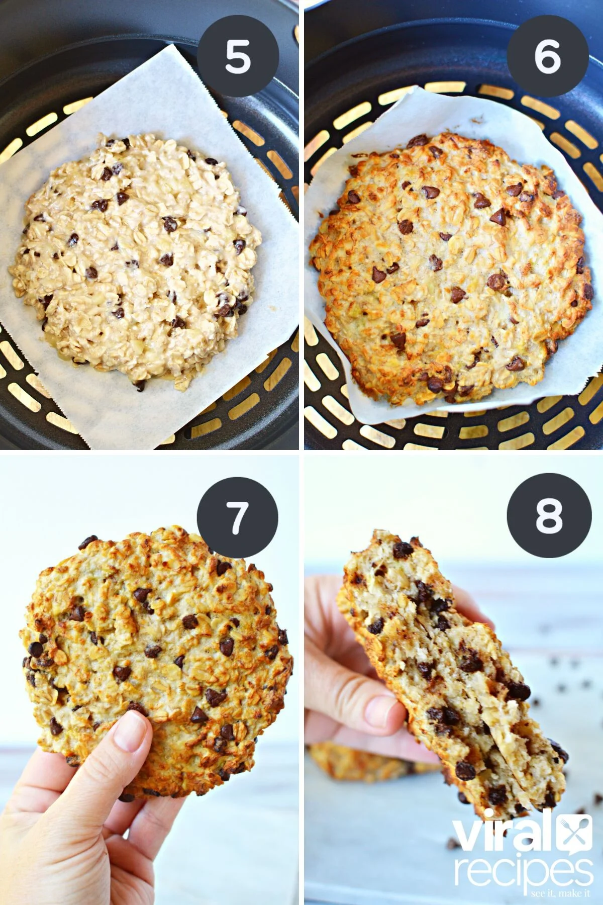 10 minute breakfast cookie in air fryer.