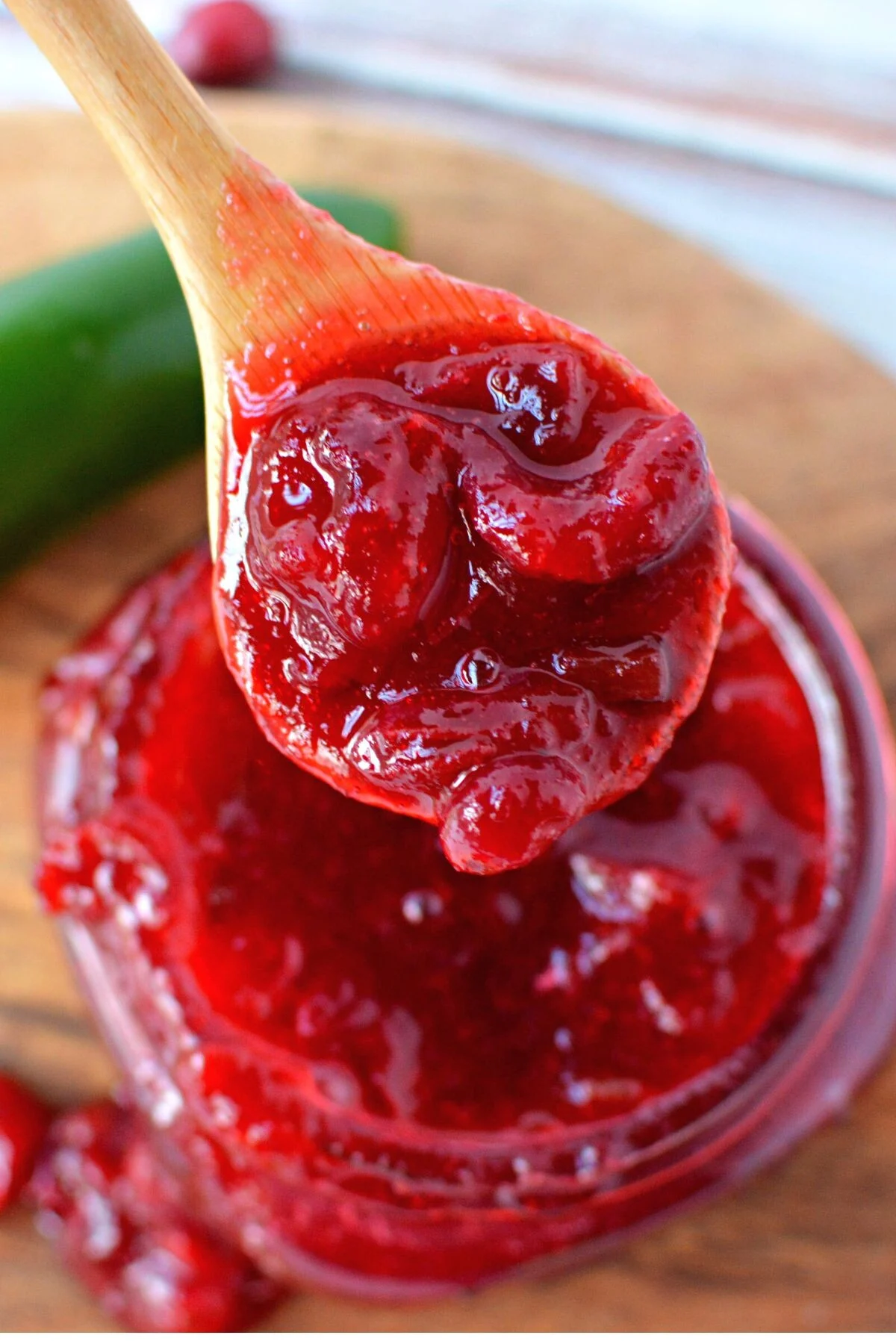 how to serve jalapeno cranberry sauce.