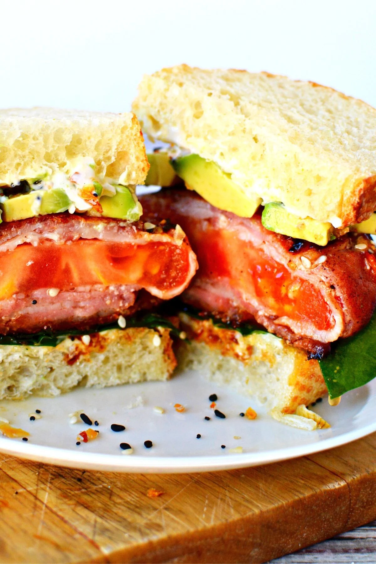 bacon wrapped tomato BLT