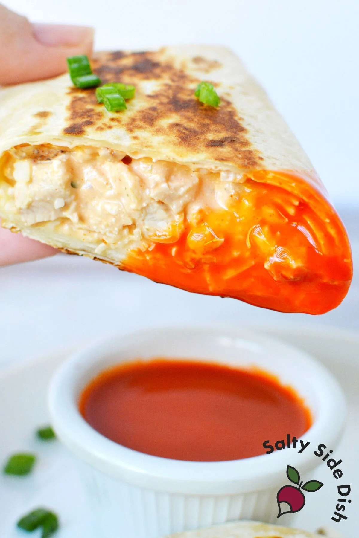 tiktok Buffalo Chicken Burritos.