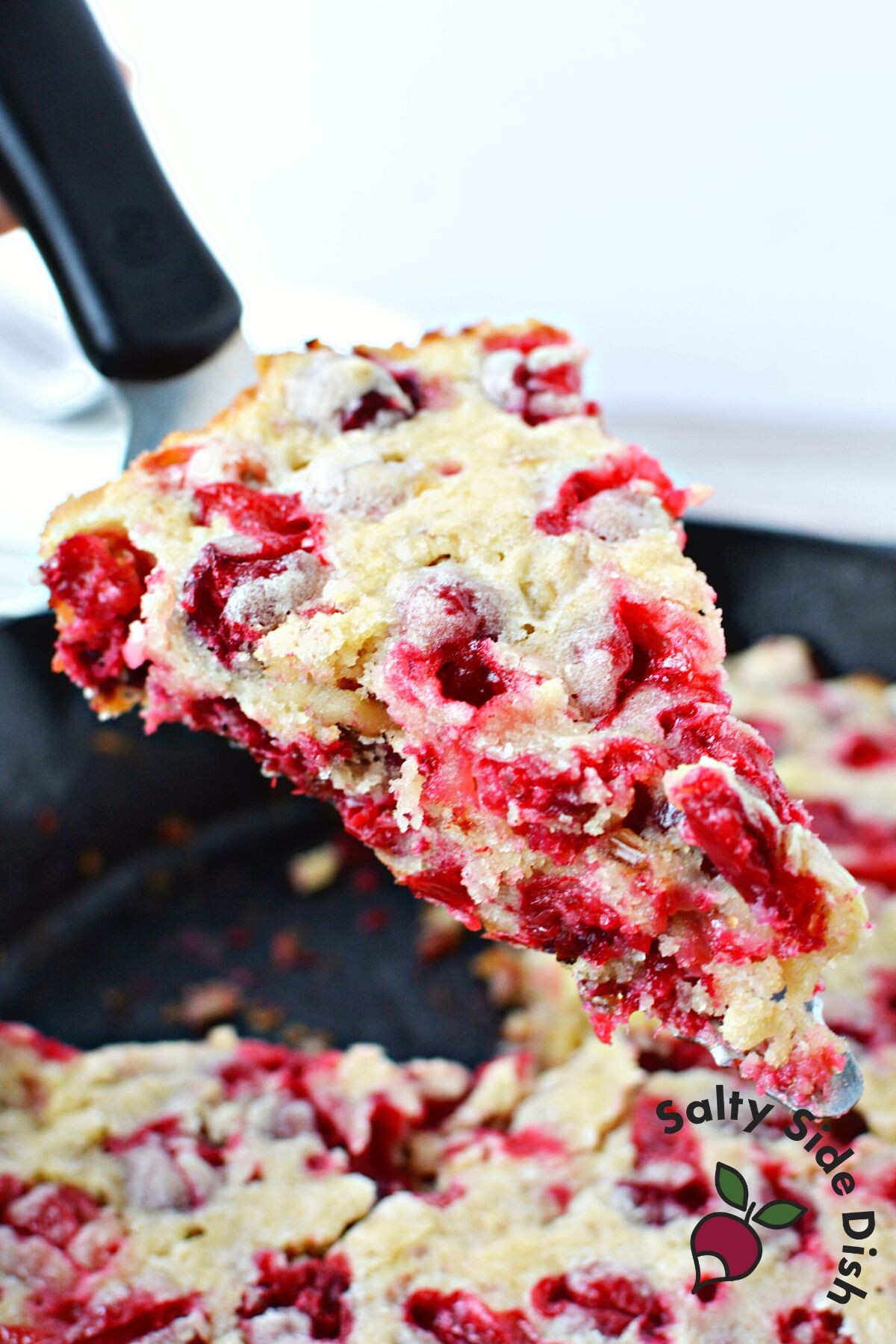 slice of cranberry pie.