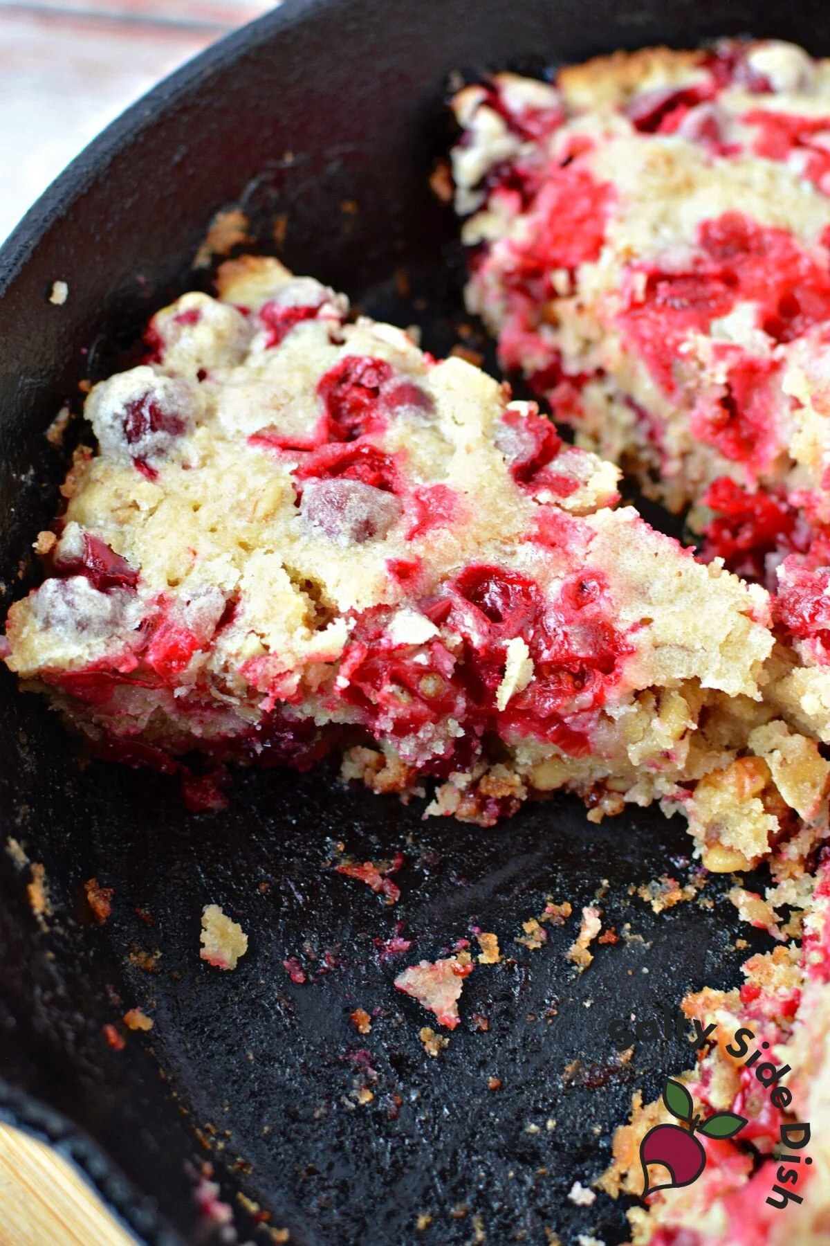 piece of holiday pie crustless.
