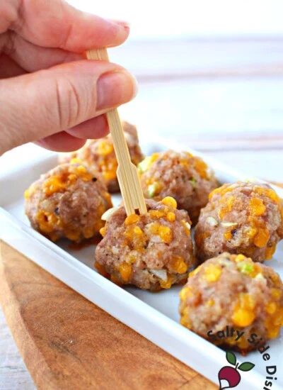 use pork sausage to have breakfast balls or appetizers.