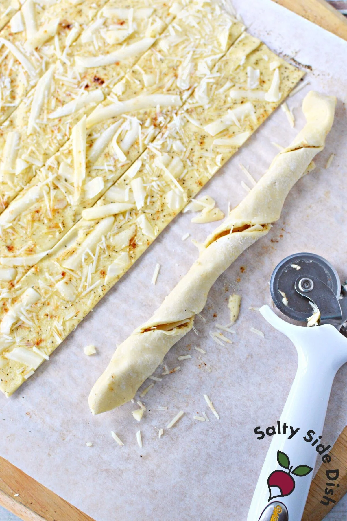 twisty bread sticks recipe.