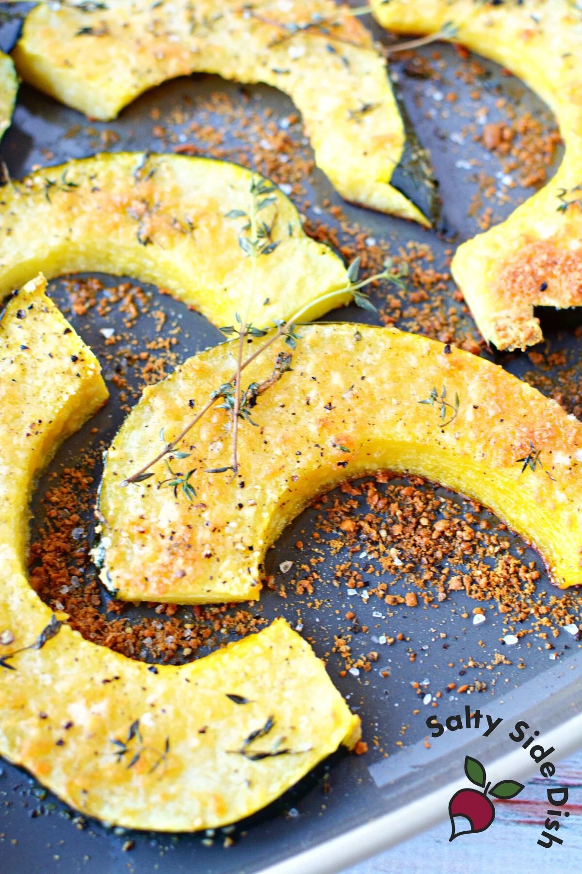 acorn squash with Parmesan cheese.