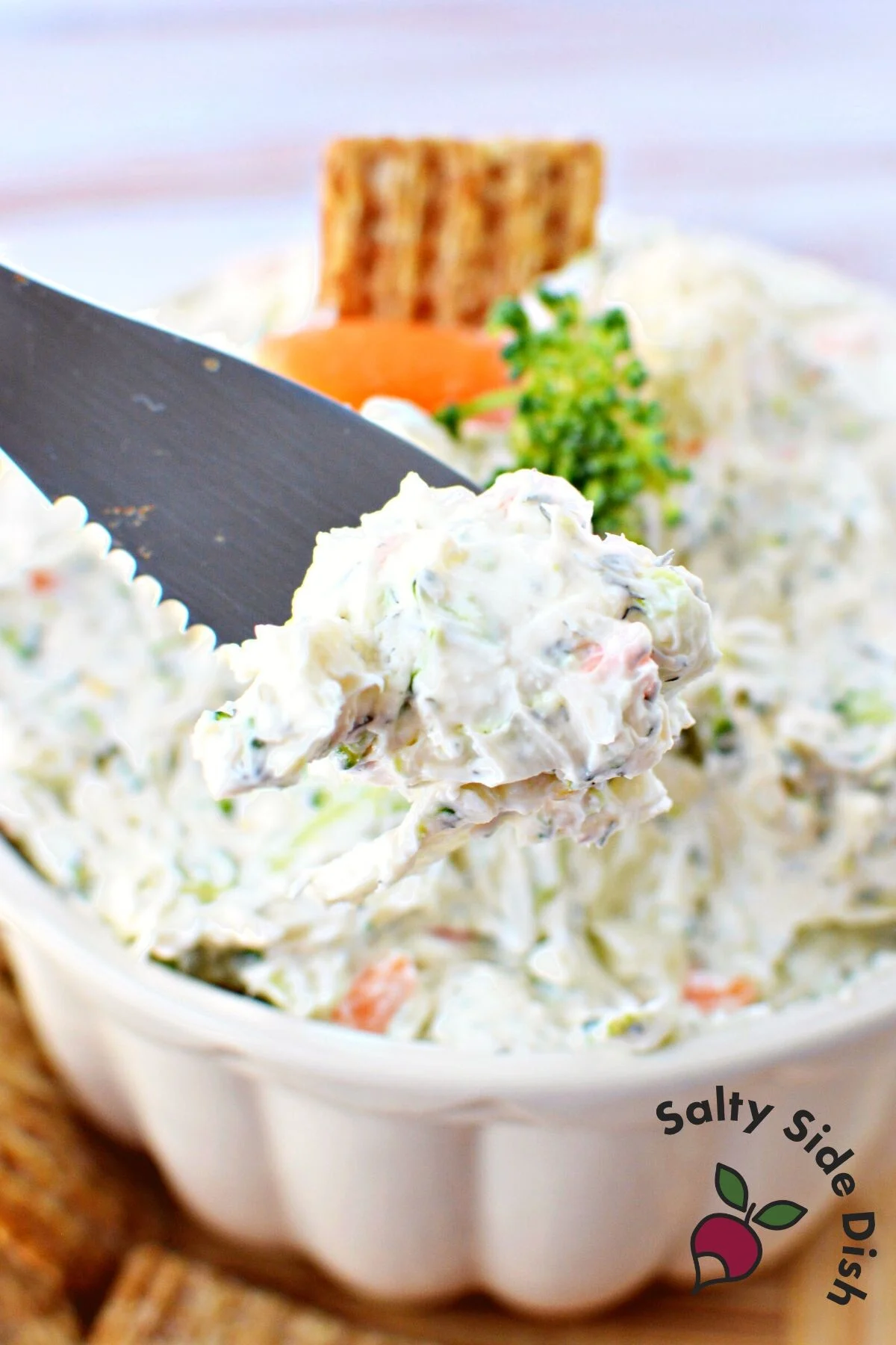thick vegetable dip cream cheese spread.