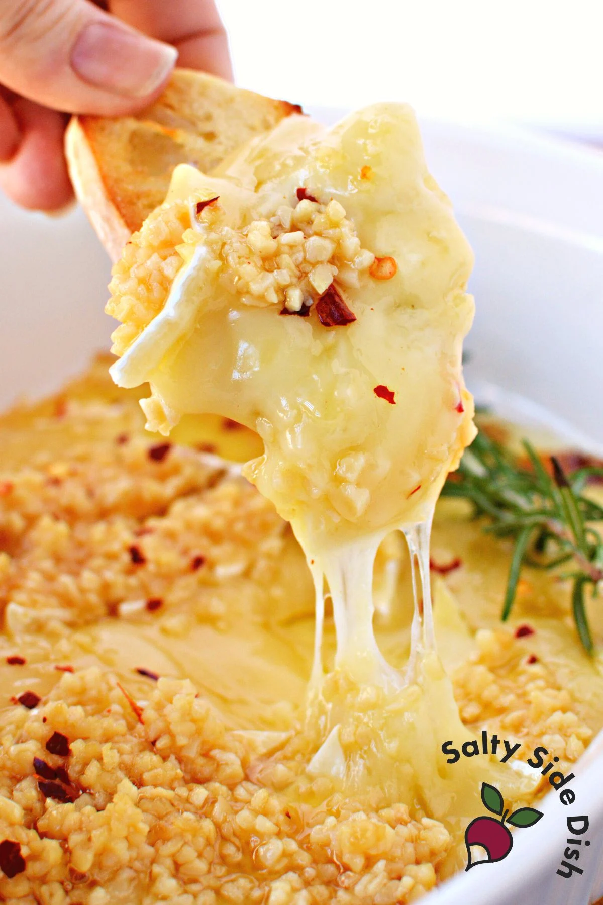 Baked Garlic Brie