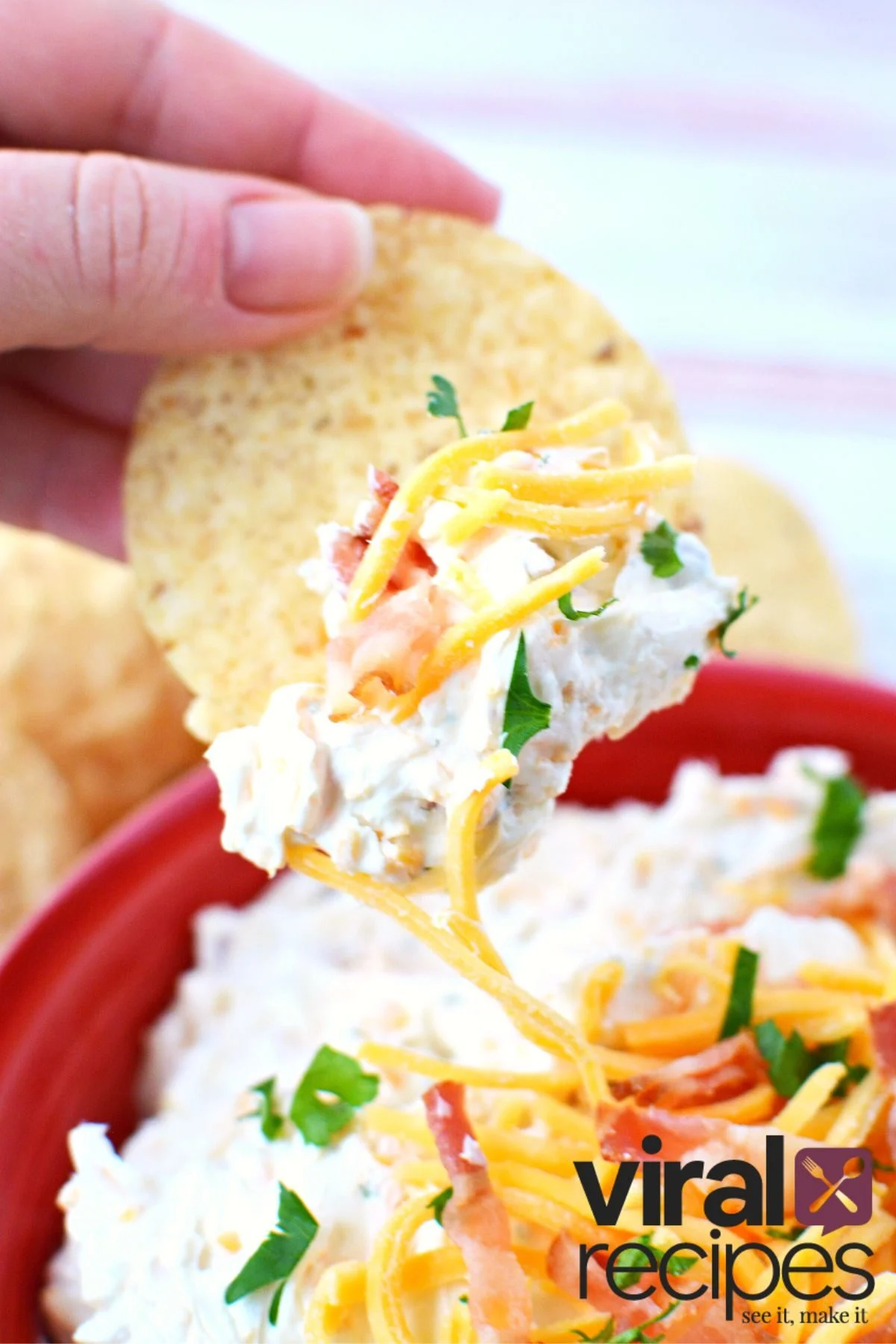 easy chip dip from tiktok.