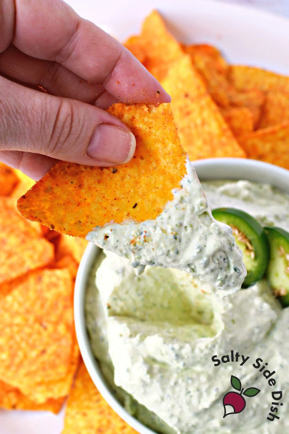doritos with chip dip.