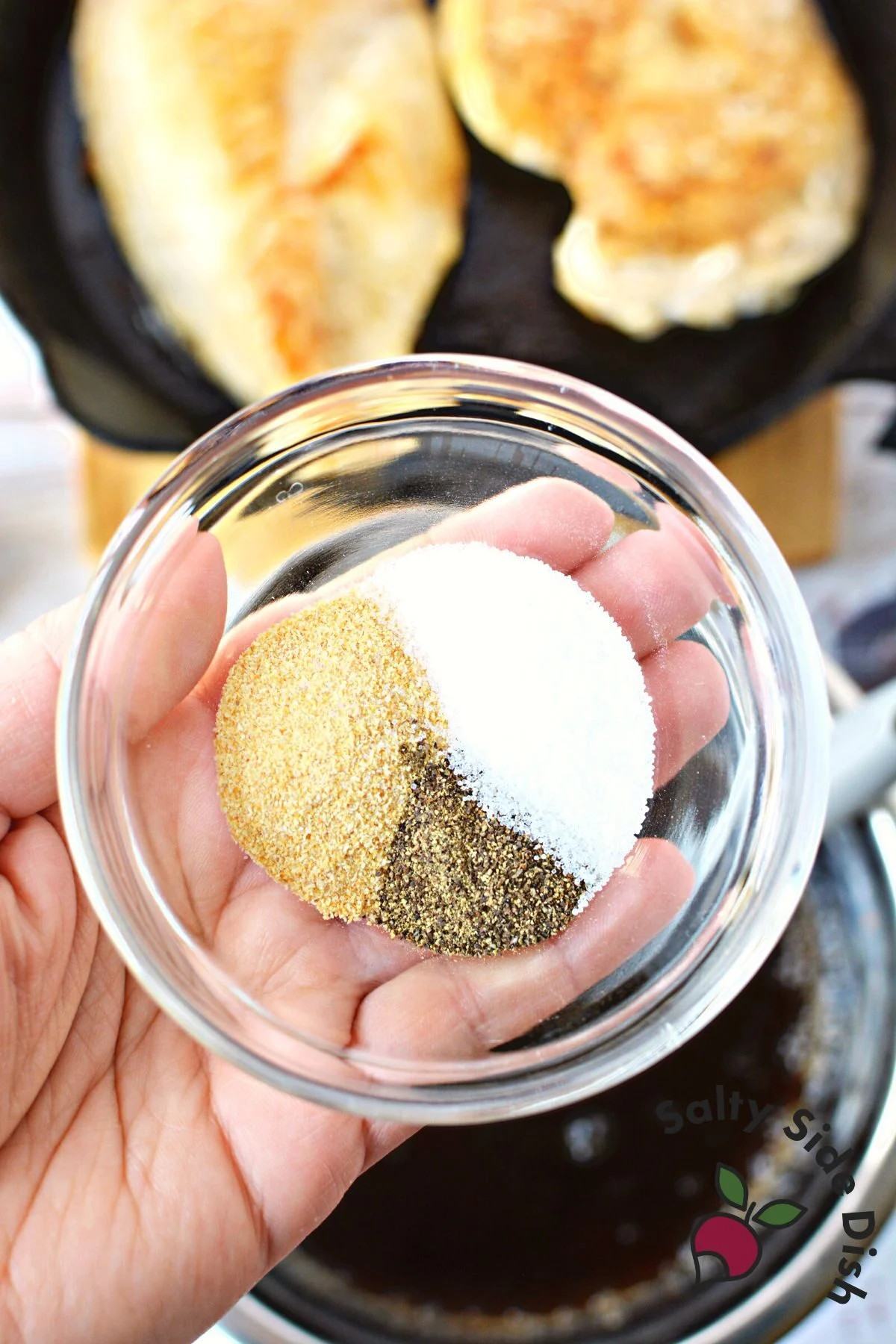 changing spices and seasonings.