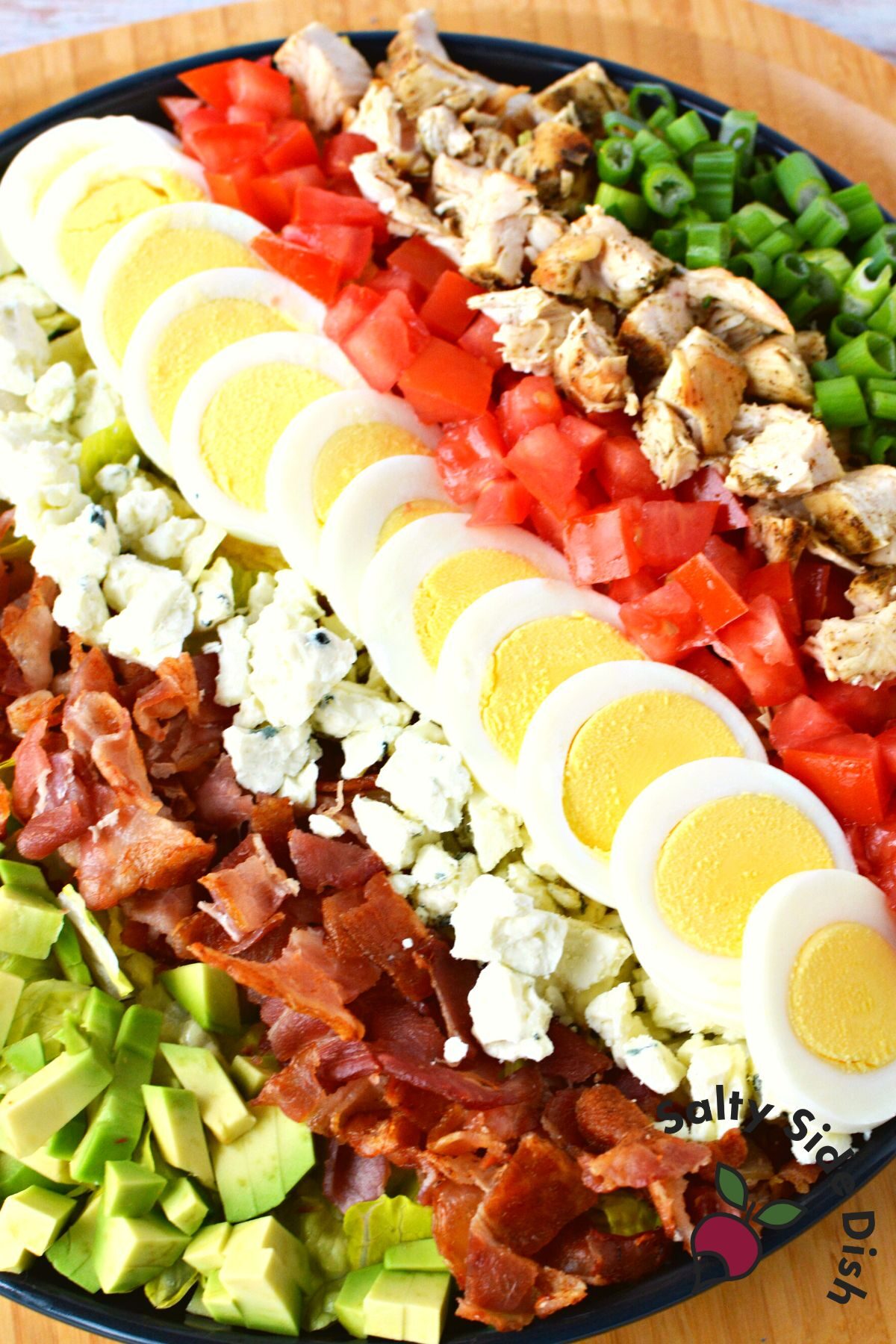 cobb salad ingredients.