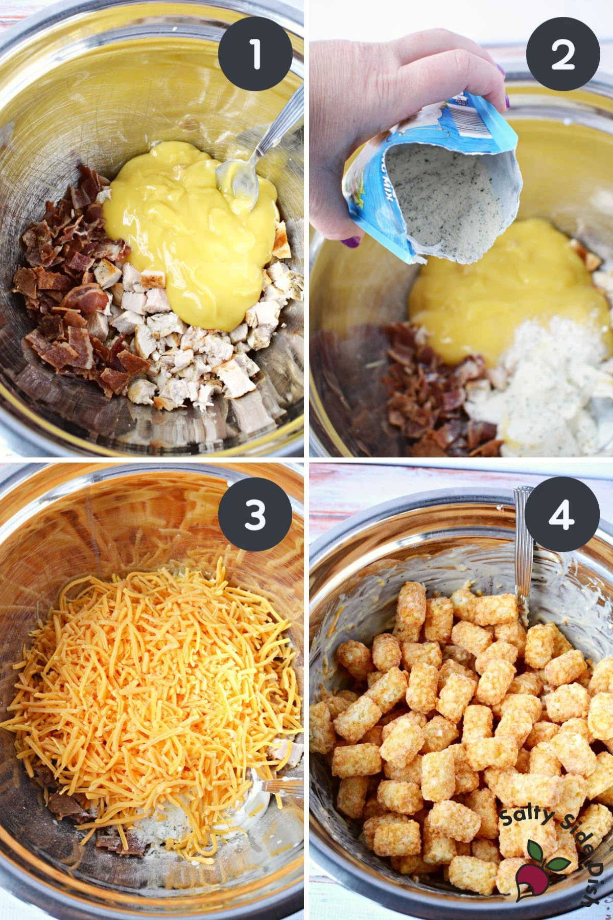 mixing up tingredients