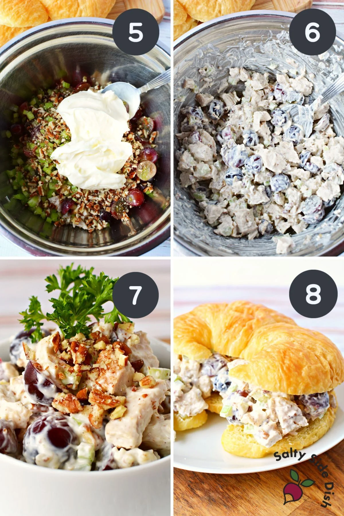 how to serve chicken salad.