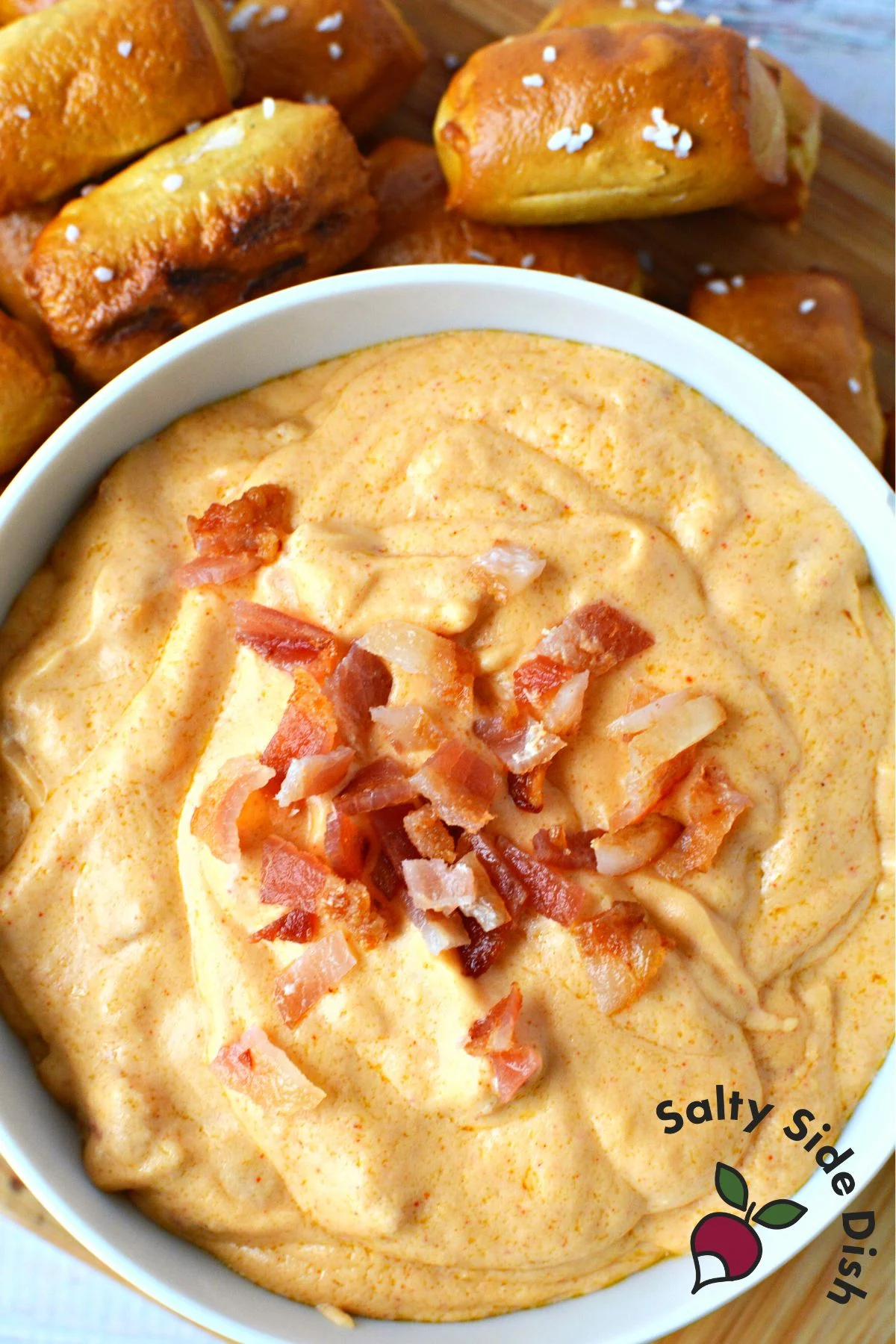 cheesy pub cheese appetizer recipe.