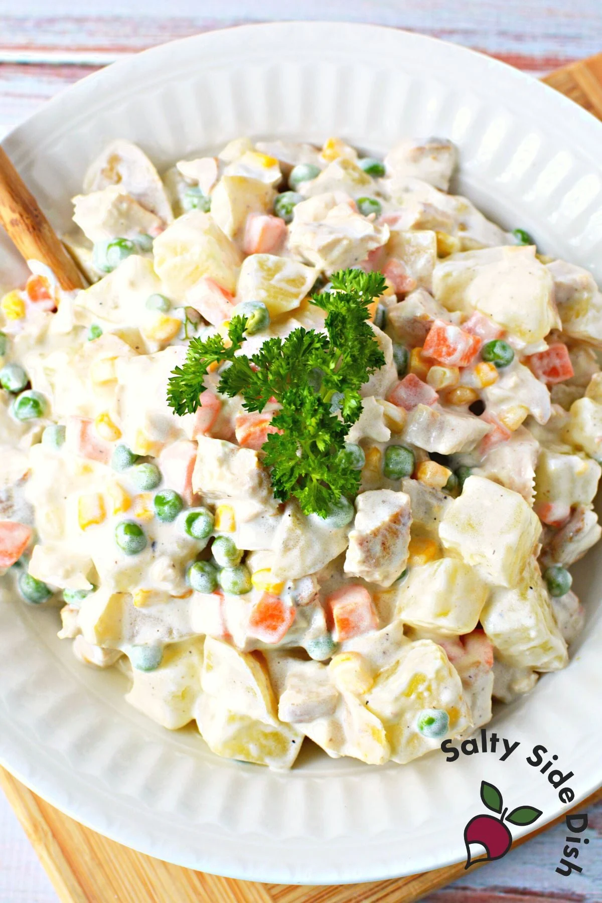 easy chicken salad with potatoes.