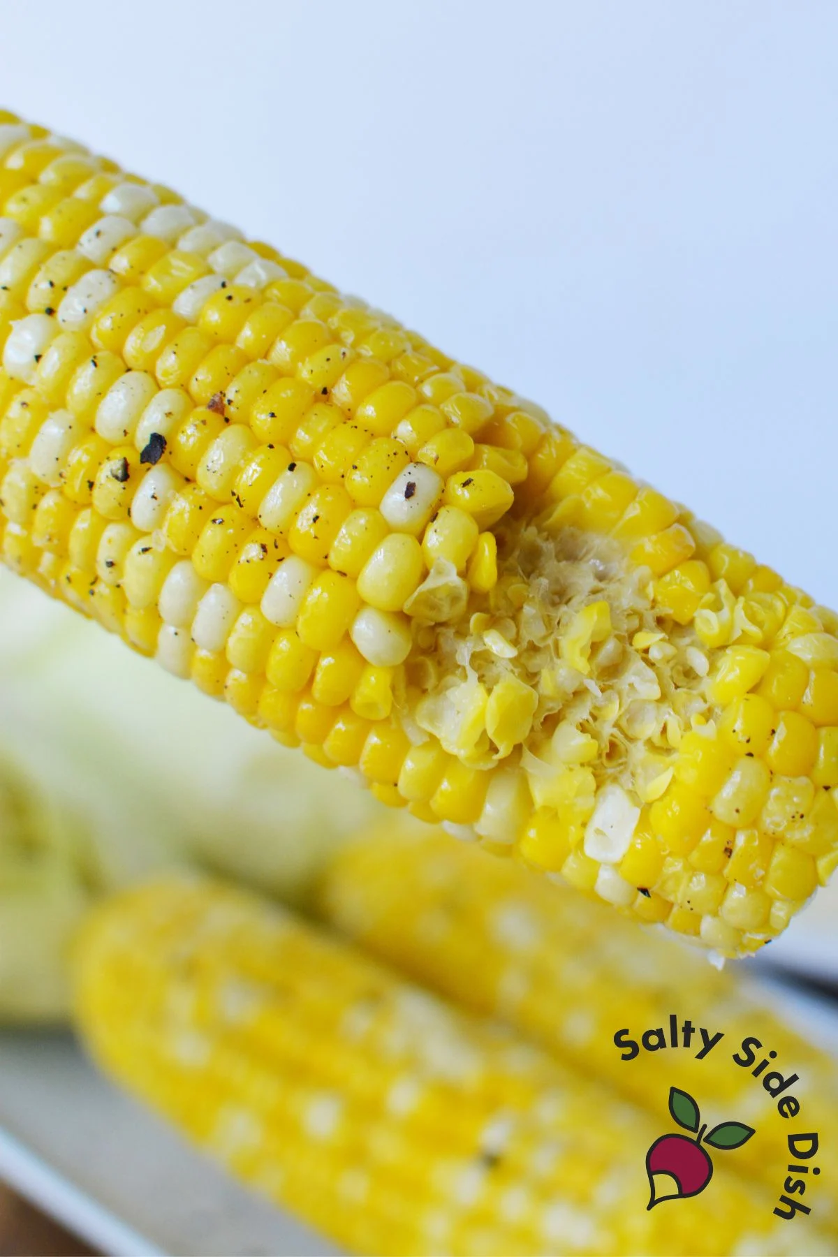 fresh corn kernels.