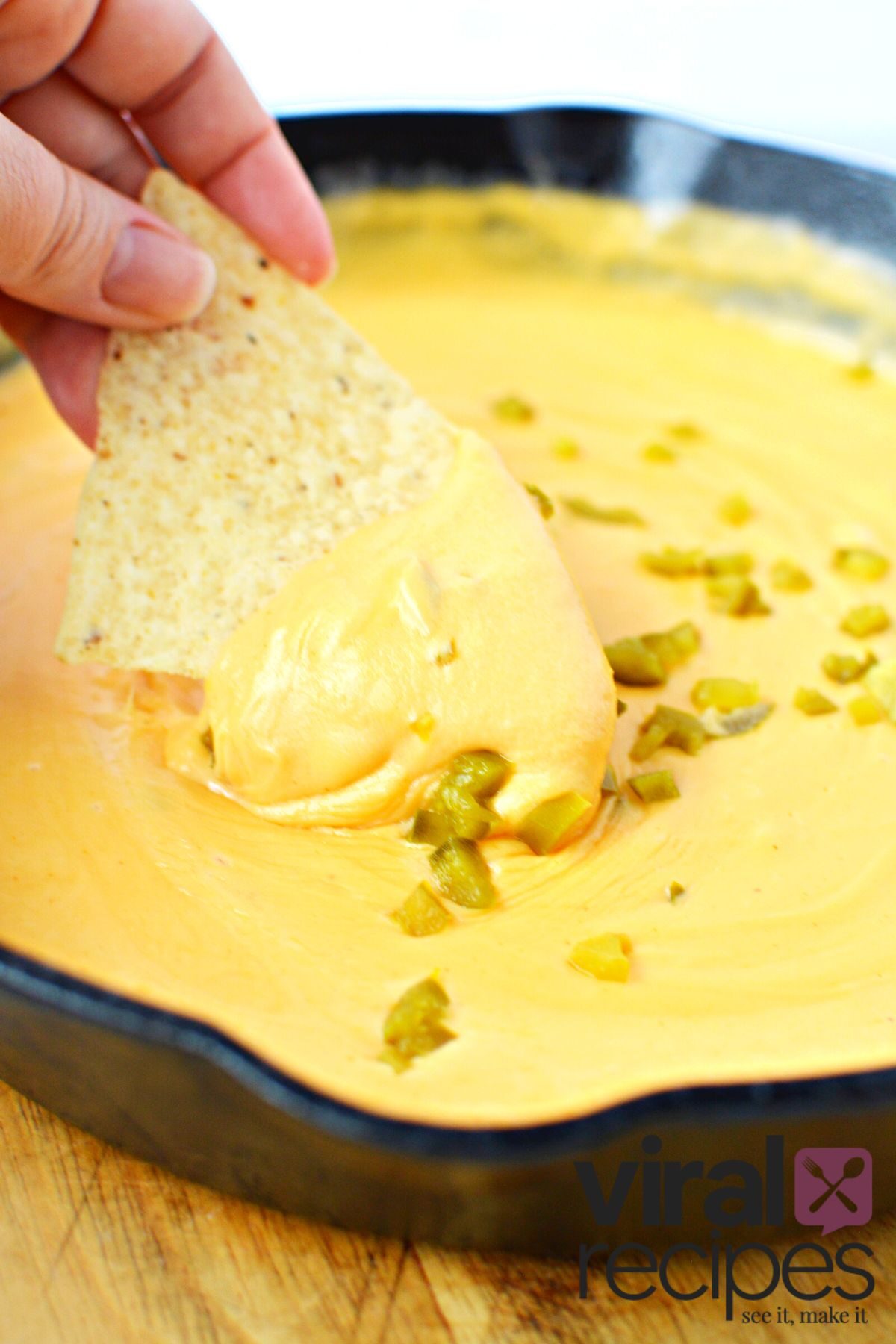 viral nacho cheese dip recipe.