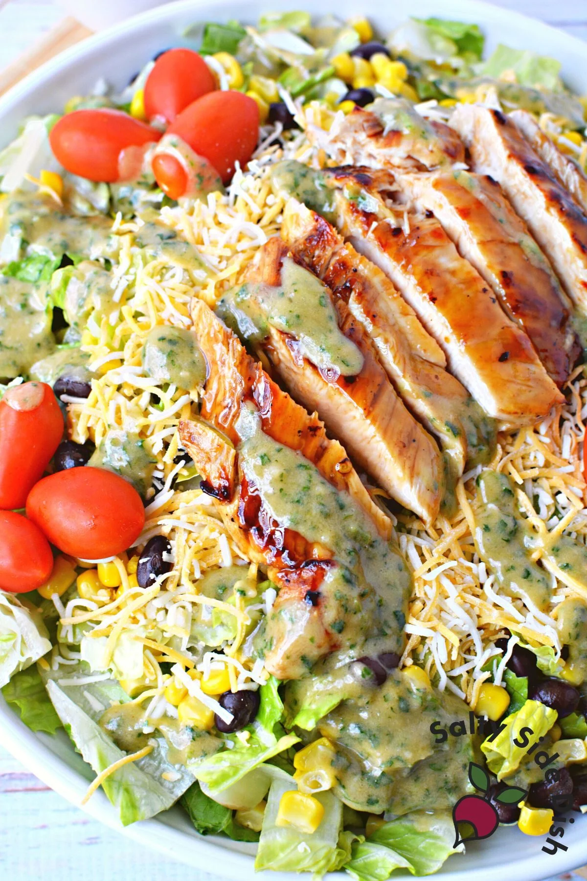 easy salad recipe from home.