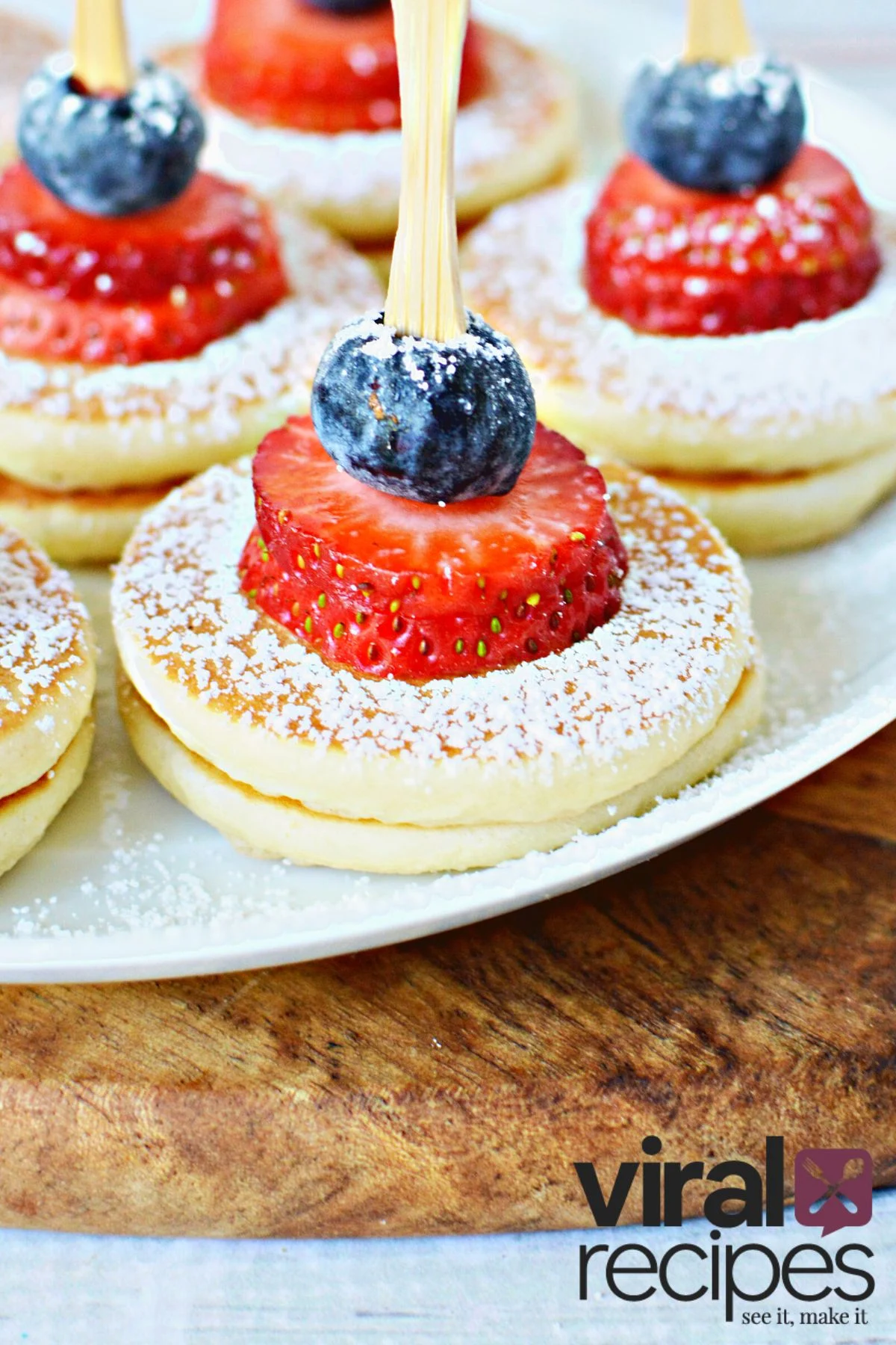 Mini Pancake Skewers