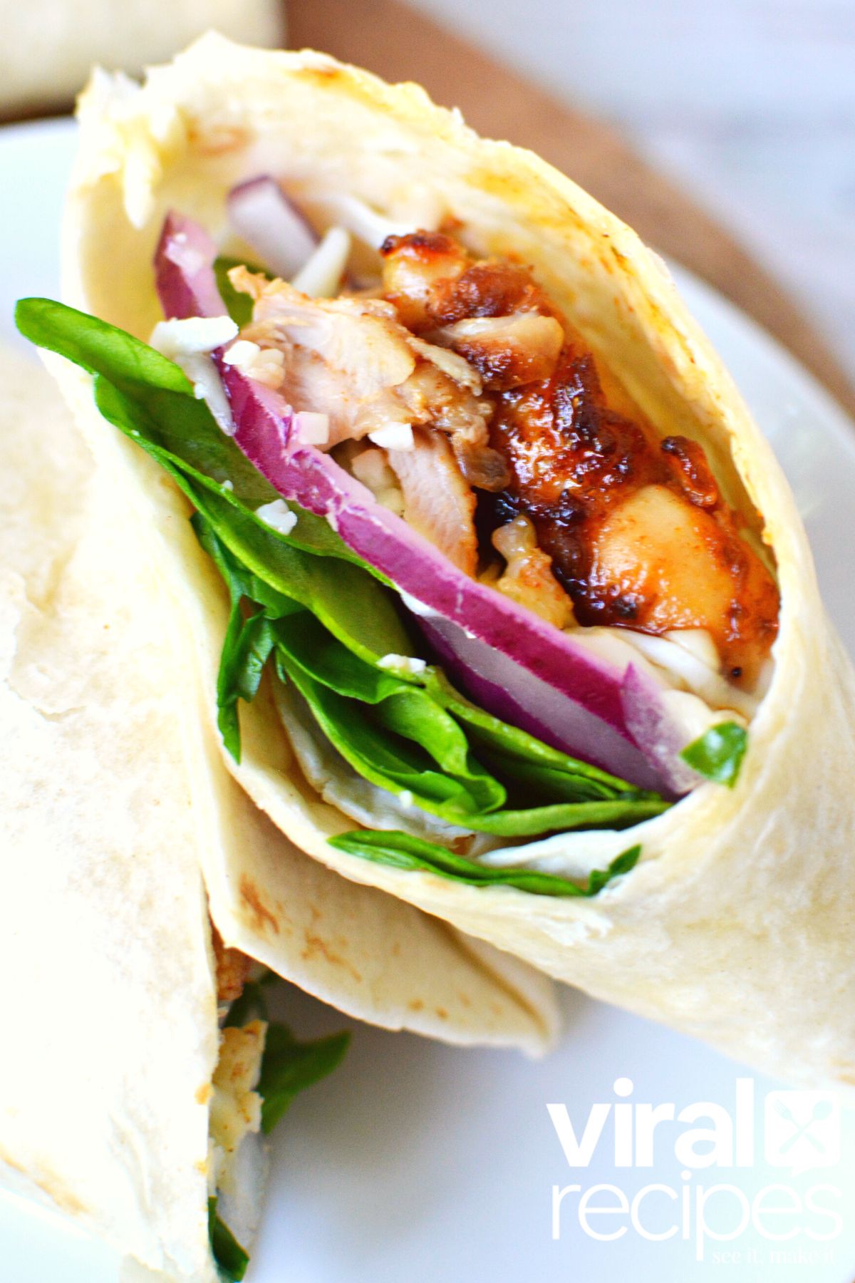 Air Fryer Chicken Wraps