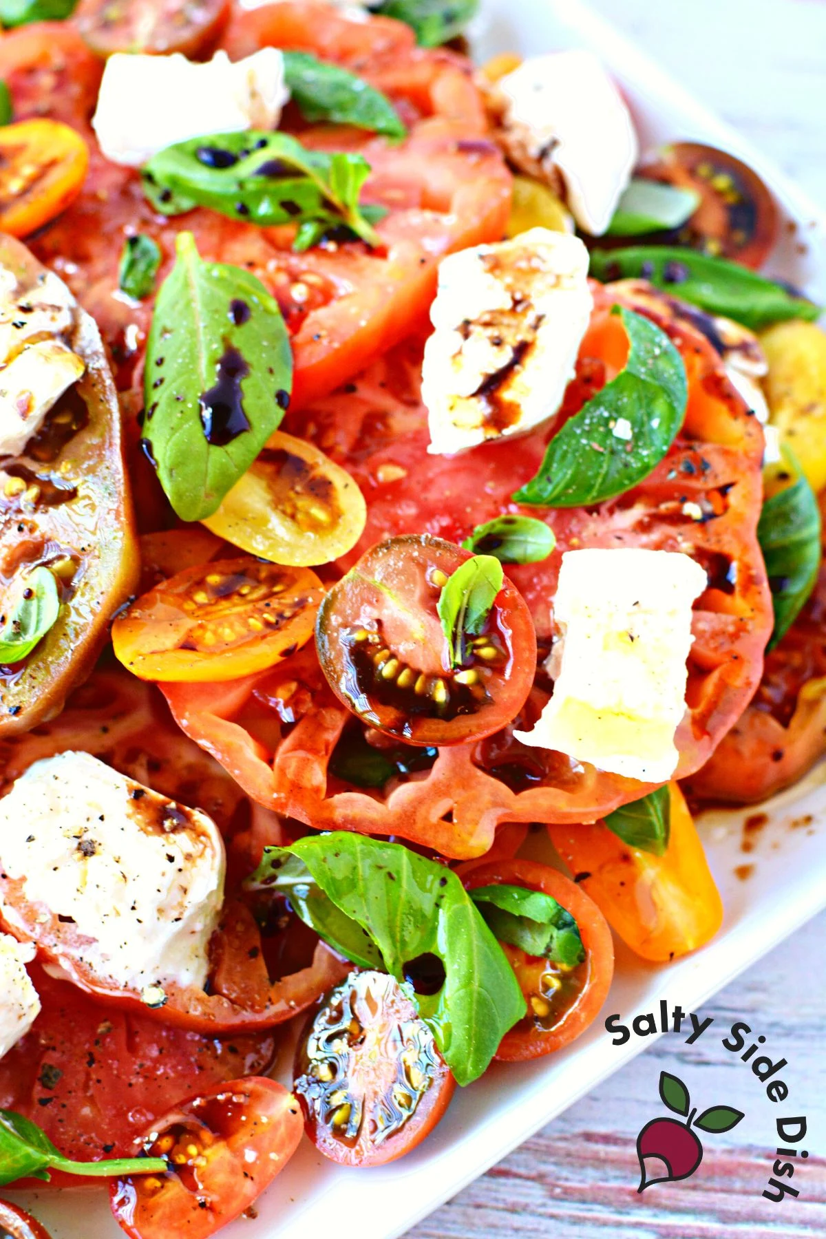 burrata caprese salad.