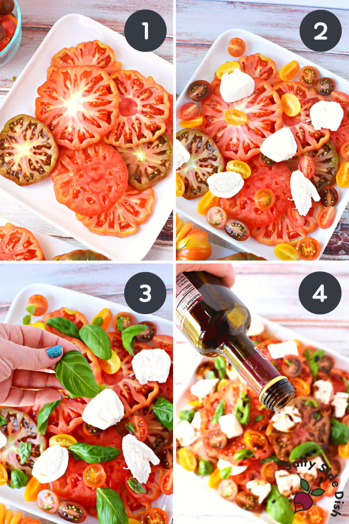 burrata cheese salad.