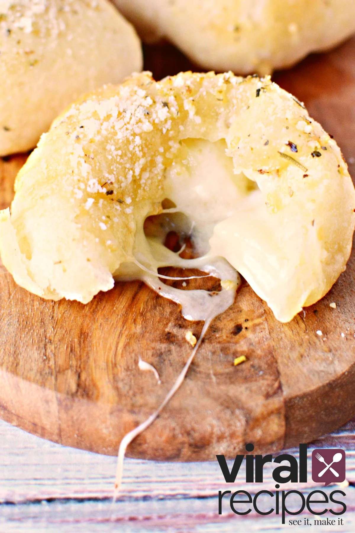 Cheese Stuffed Garlic Balls