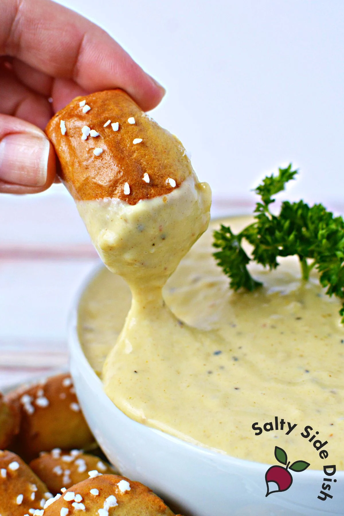 super pretzels are a great choice for mustard dip.