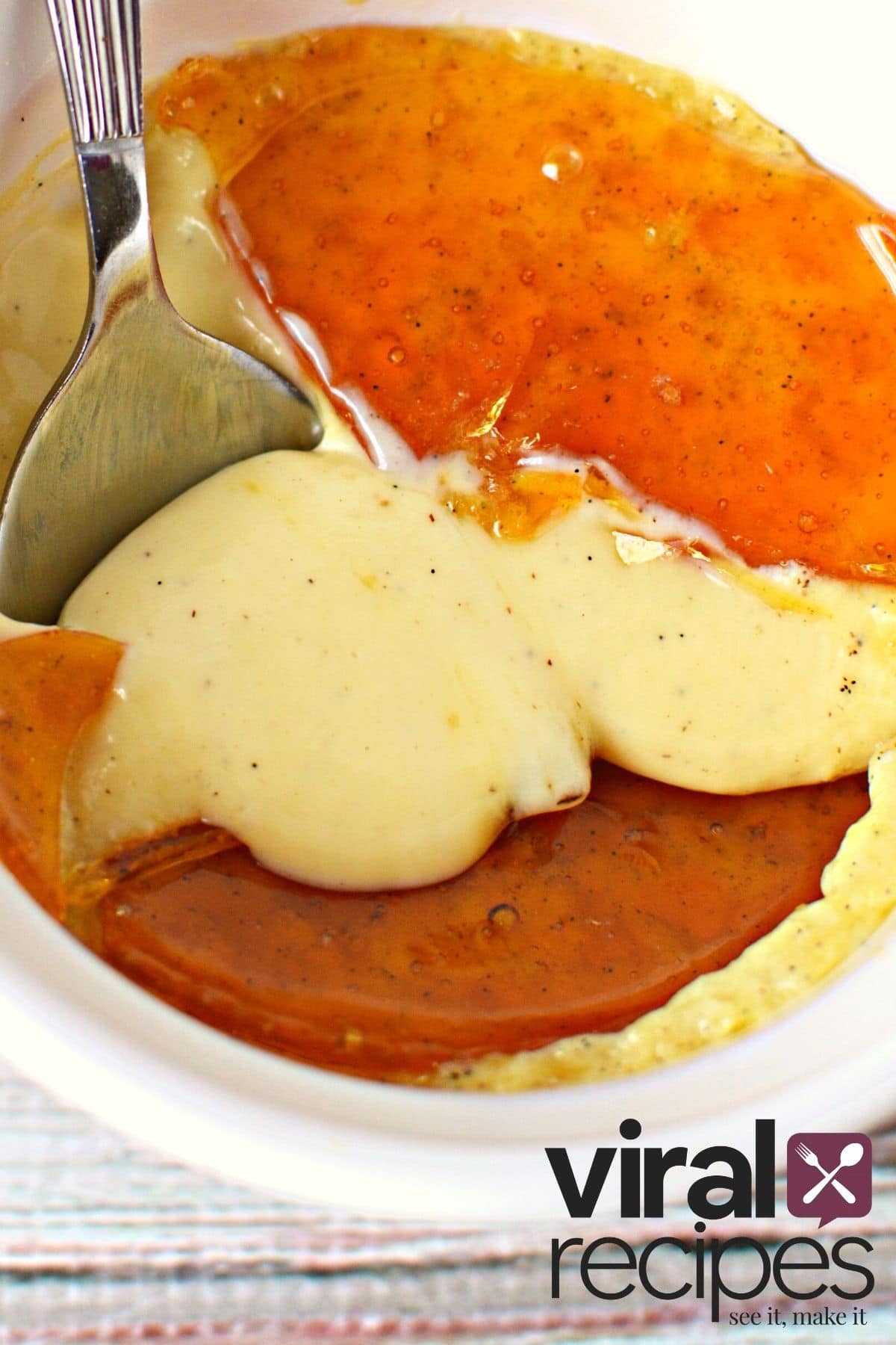 Crème Brulee with Ice Cream