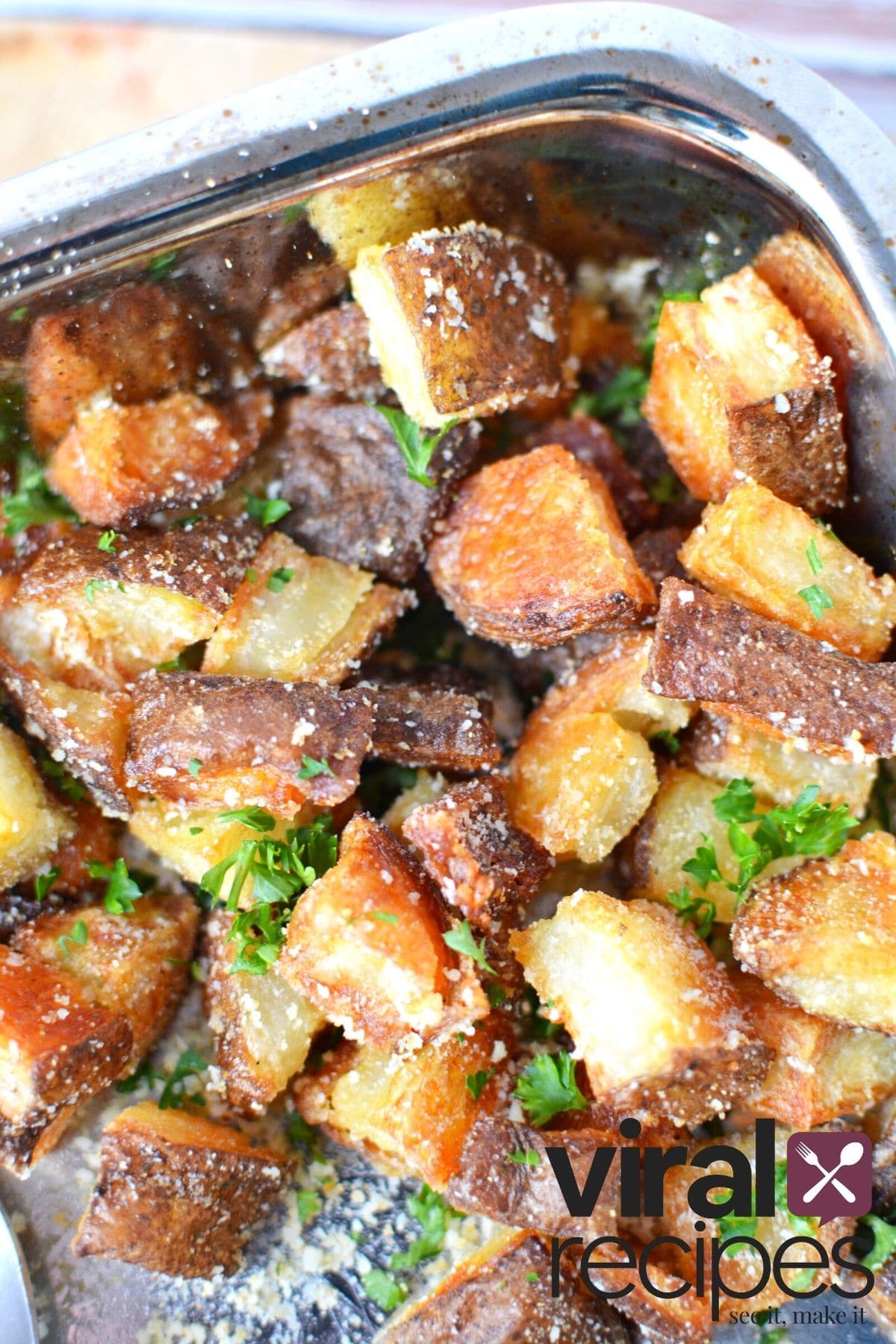 Crispy Crunchy Parmesan Potatoes