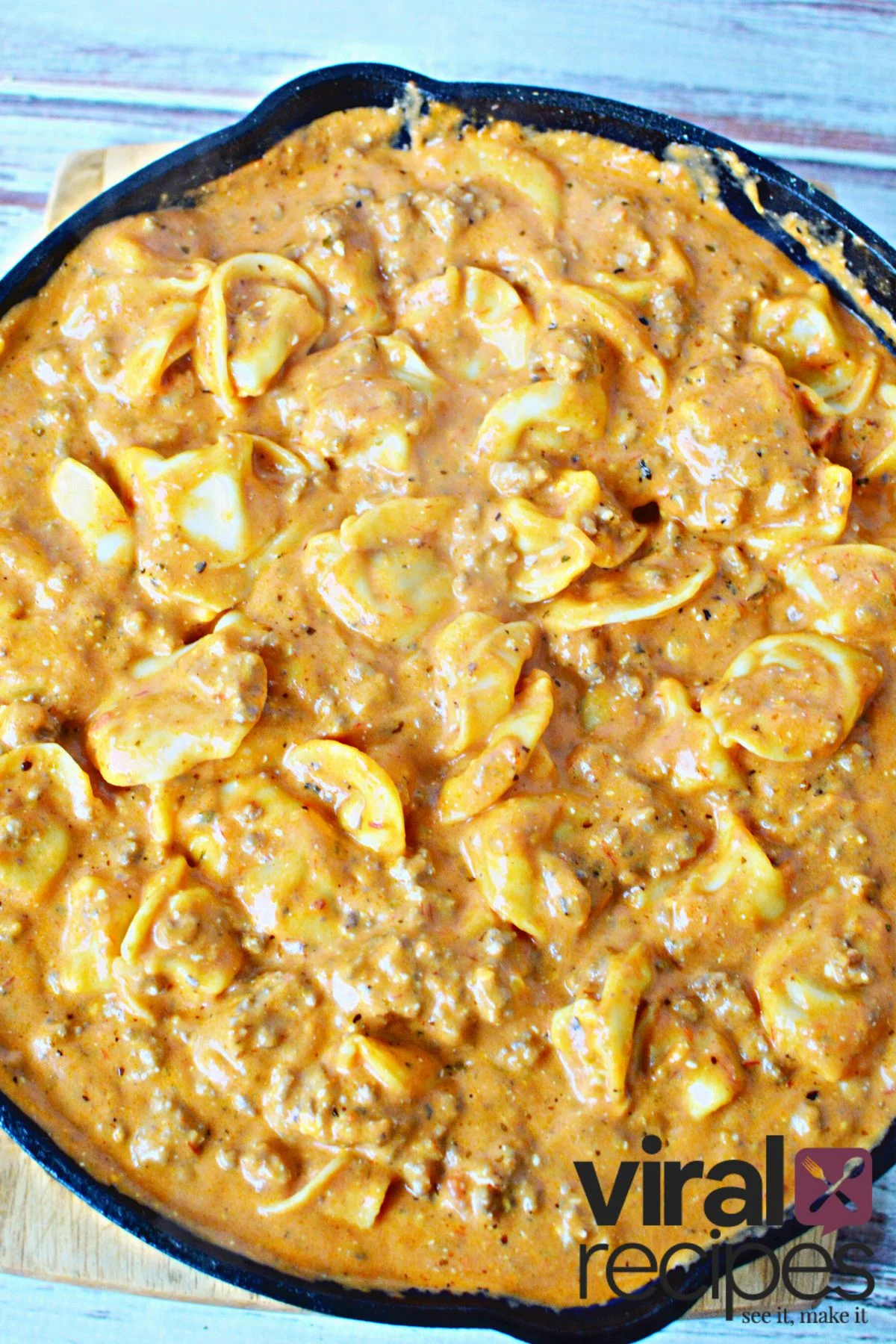 Cheesy Beef Tortellini