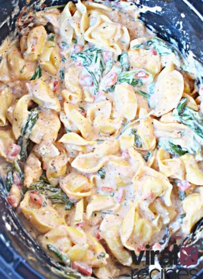 Tiktok Crockpot Tortellini.