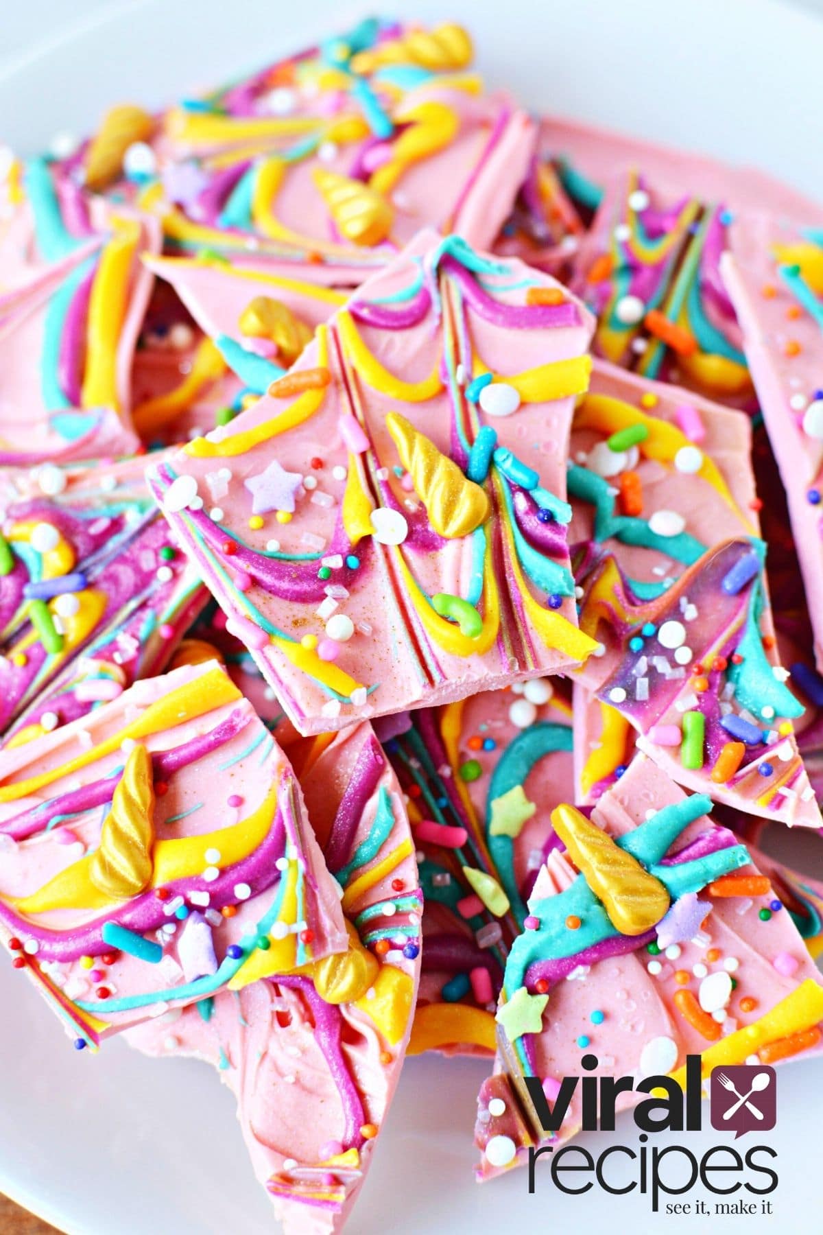 Colorful Unicorn Bark