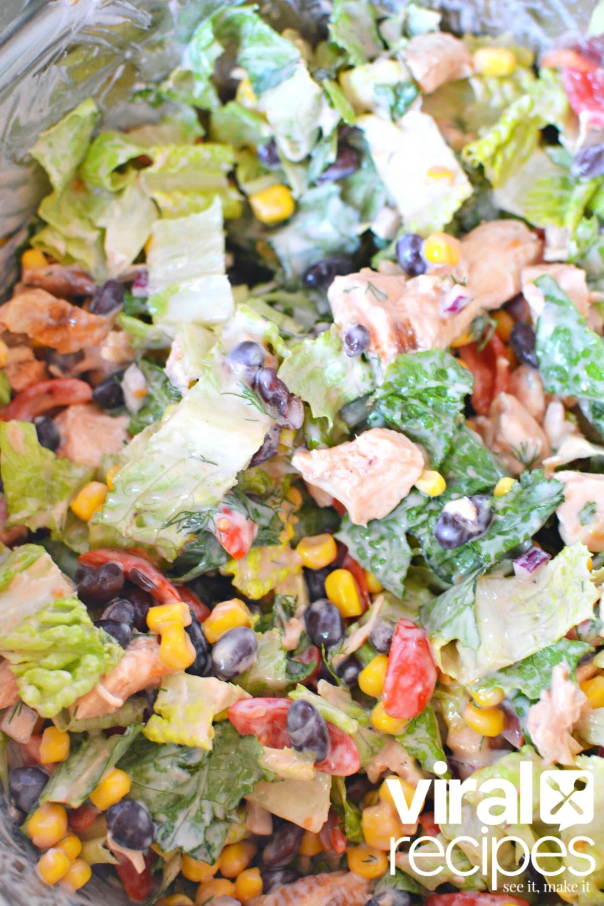 BBQ Chicken Ranch Salad