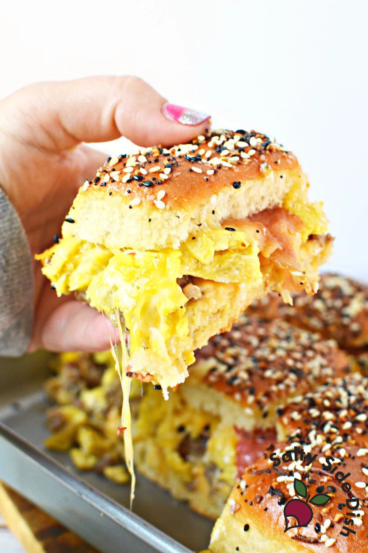 tiktok breakfast slider recipe.