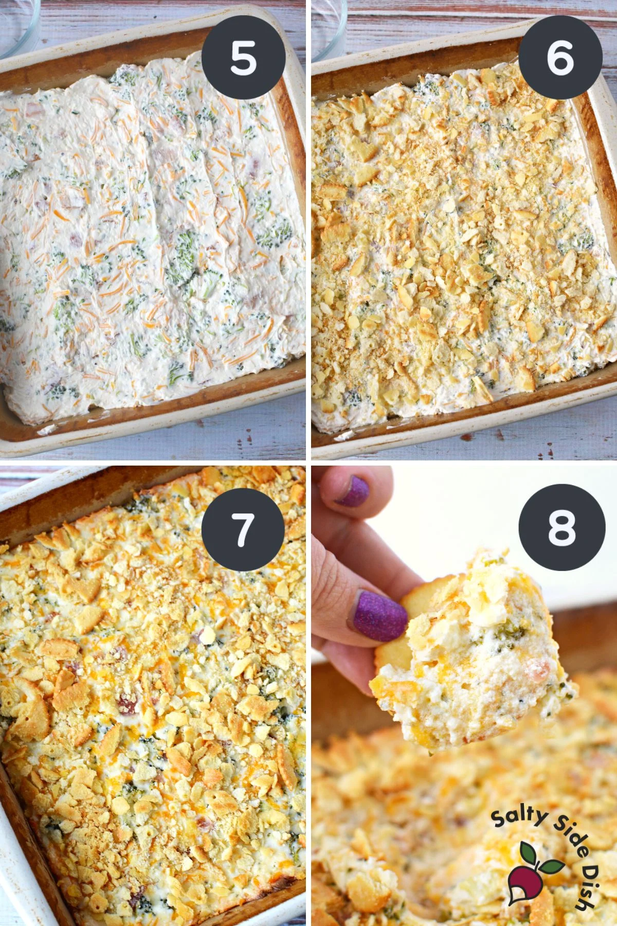 warm dip in the oven.