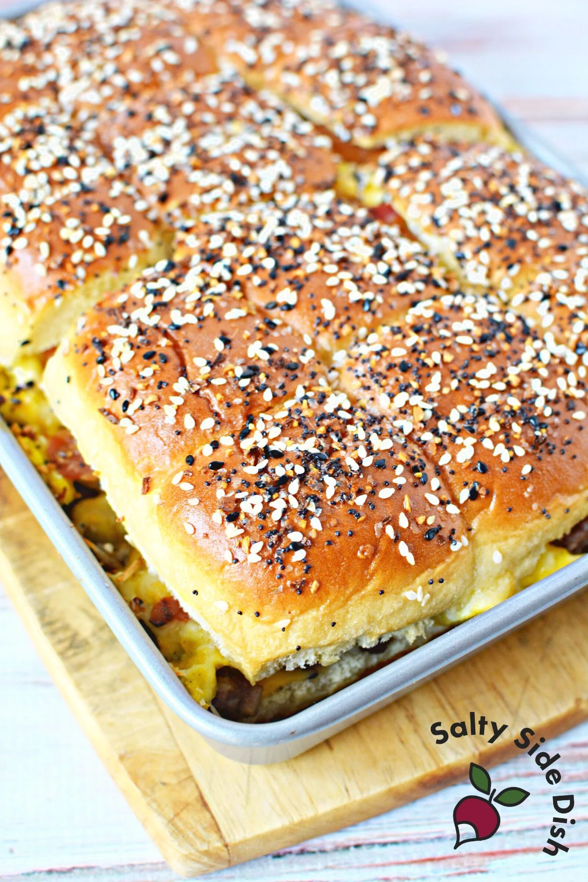 everything bagel sliders.