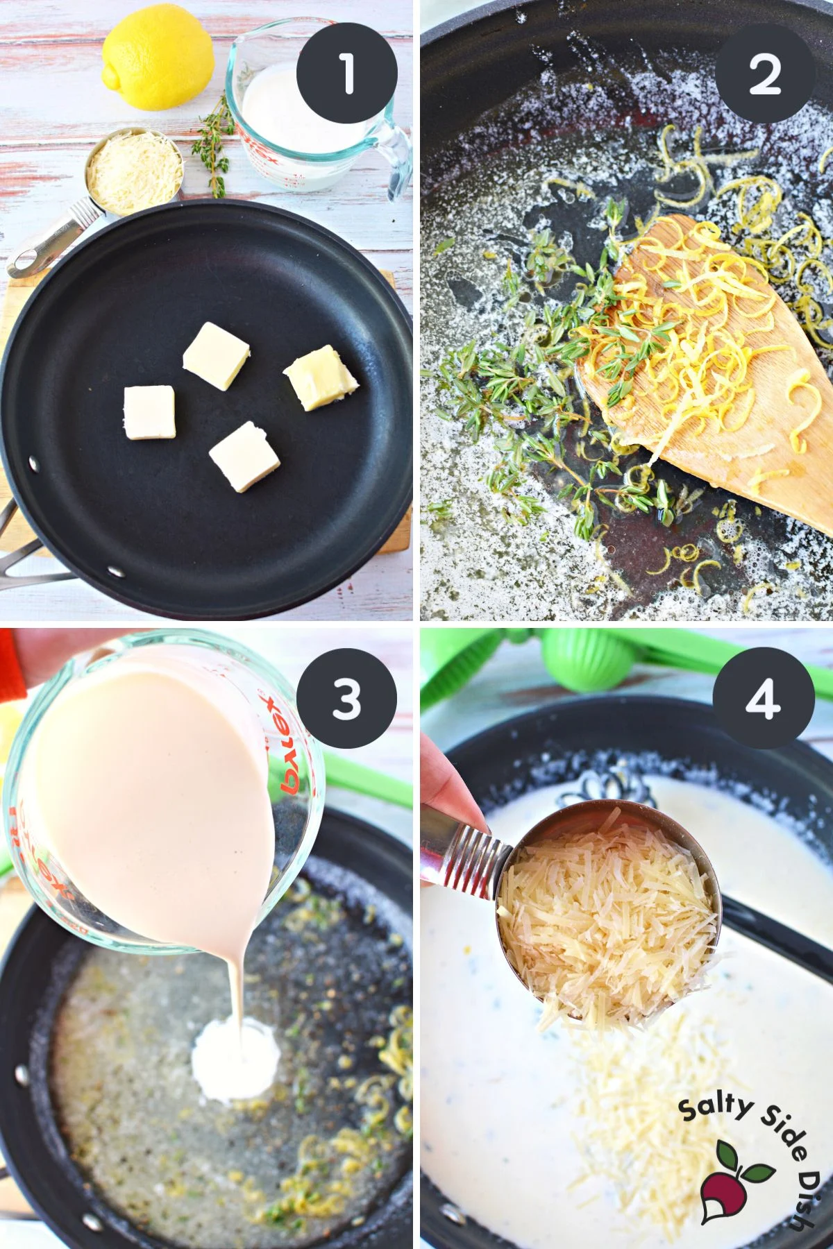 how to make fresh lemon pasta Italian recipe.