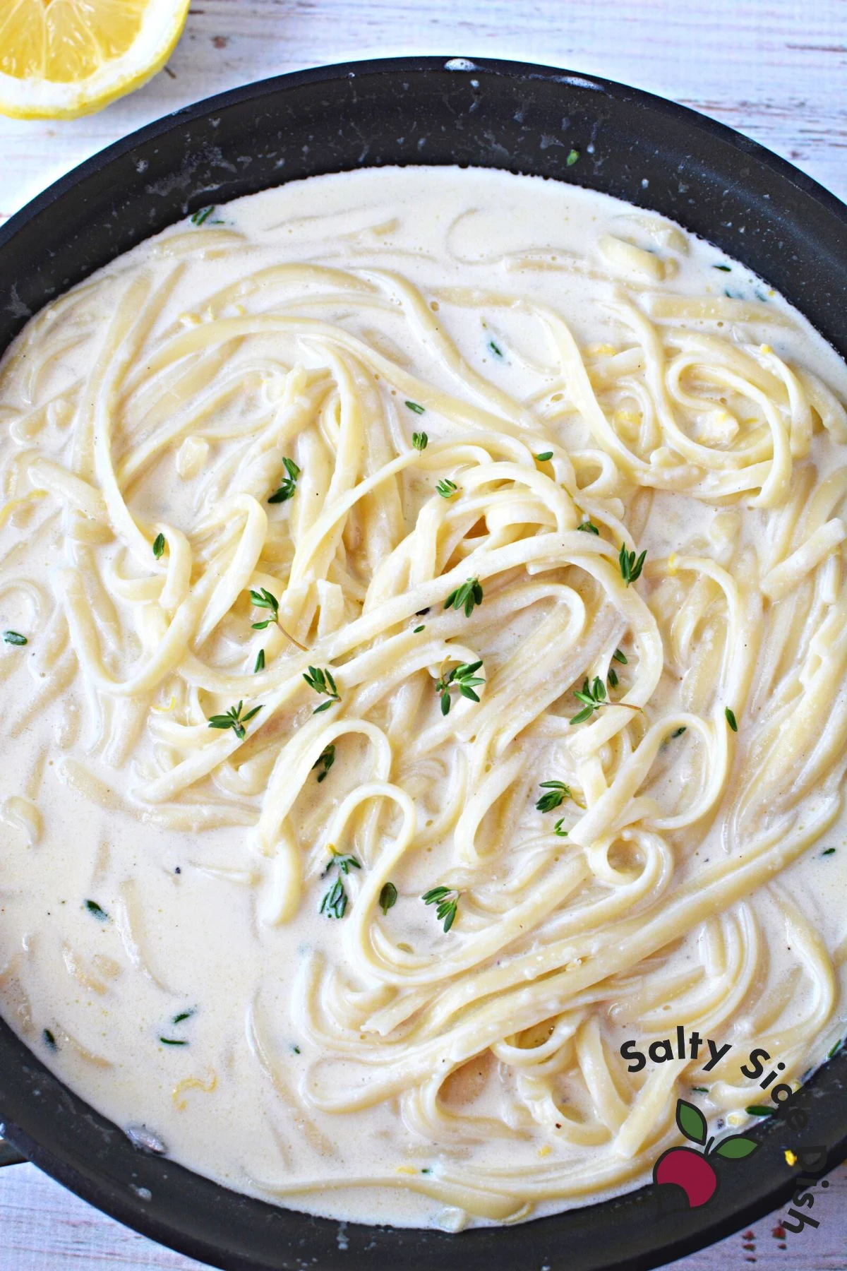 smothered al limone pasta.