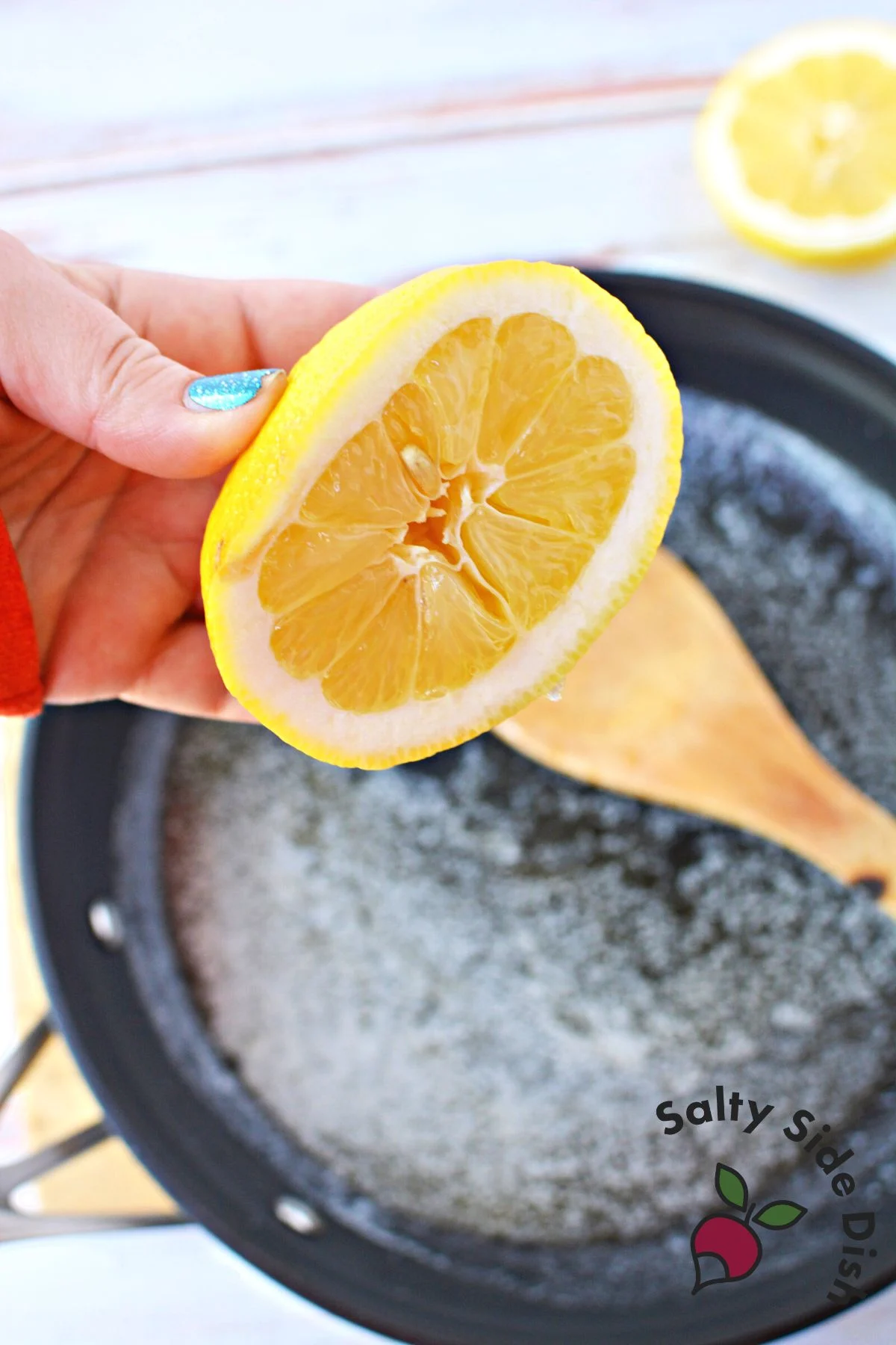 freshly squeezed lemon juice.