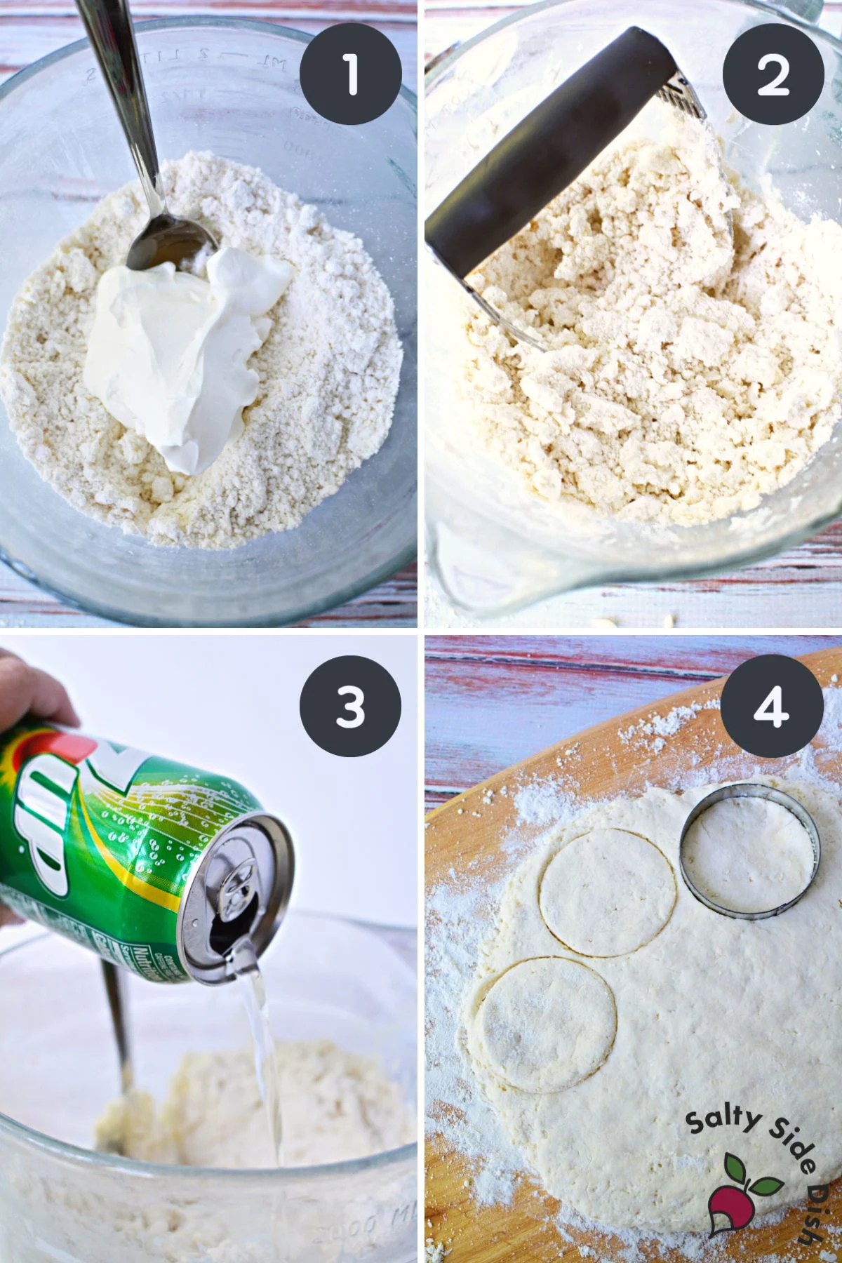 biscuit dough.