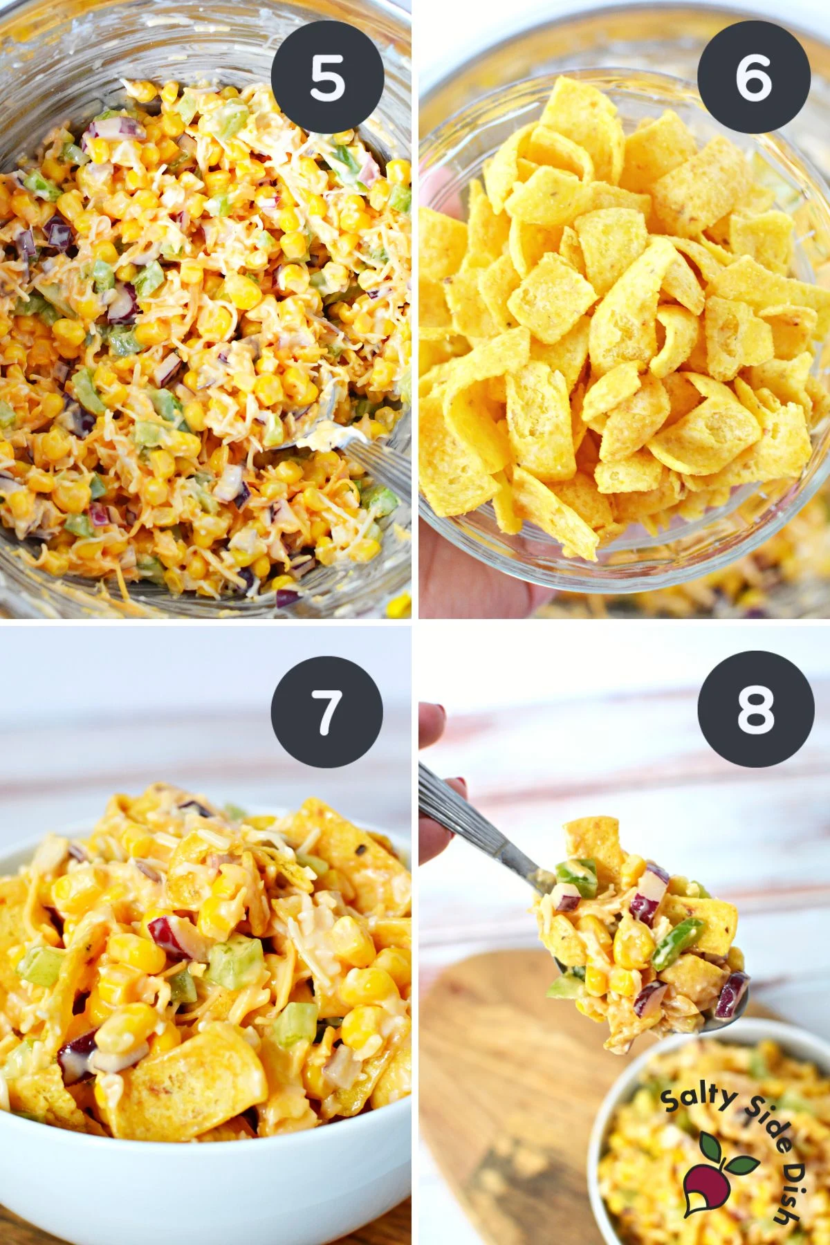 how to make corn salad with fritos.