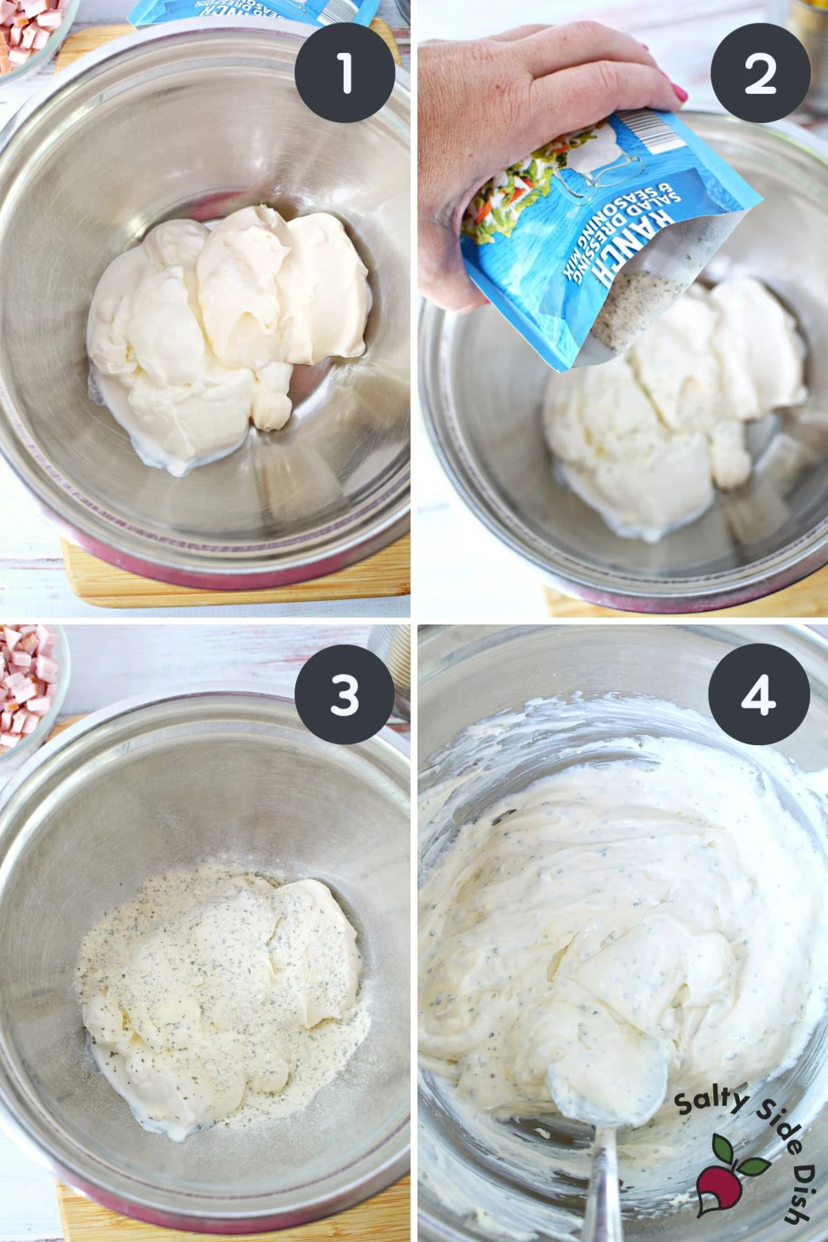 ranch seasoned dressing for pasta salad.