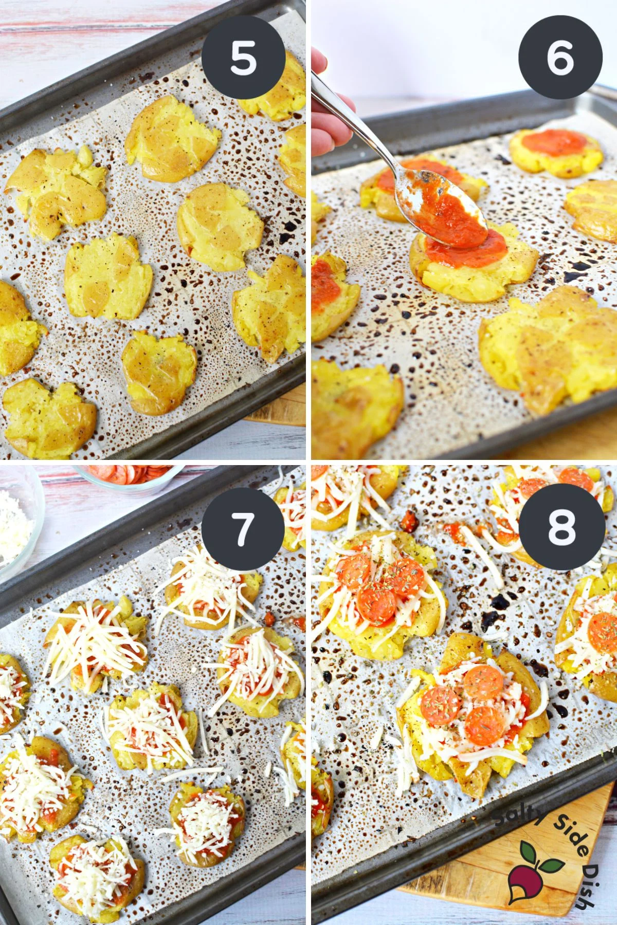 how to make potato pizza bites.